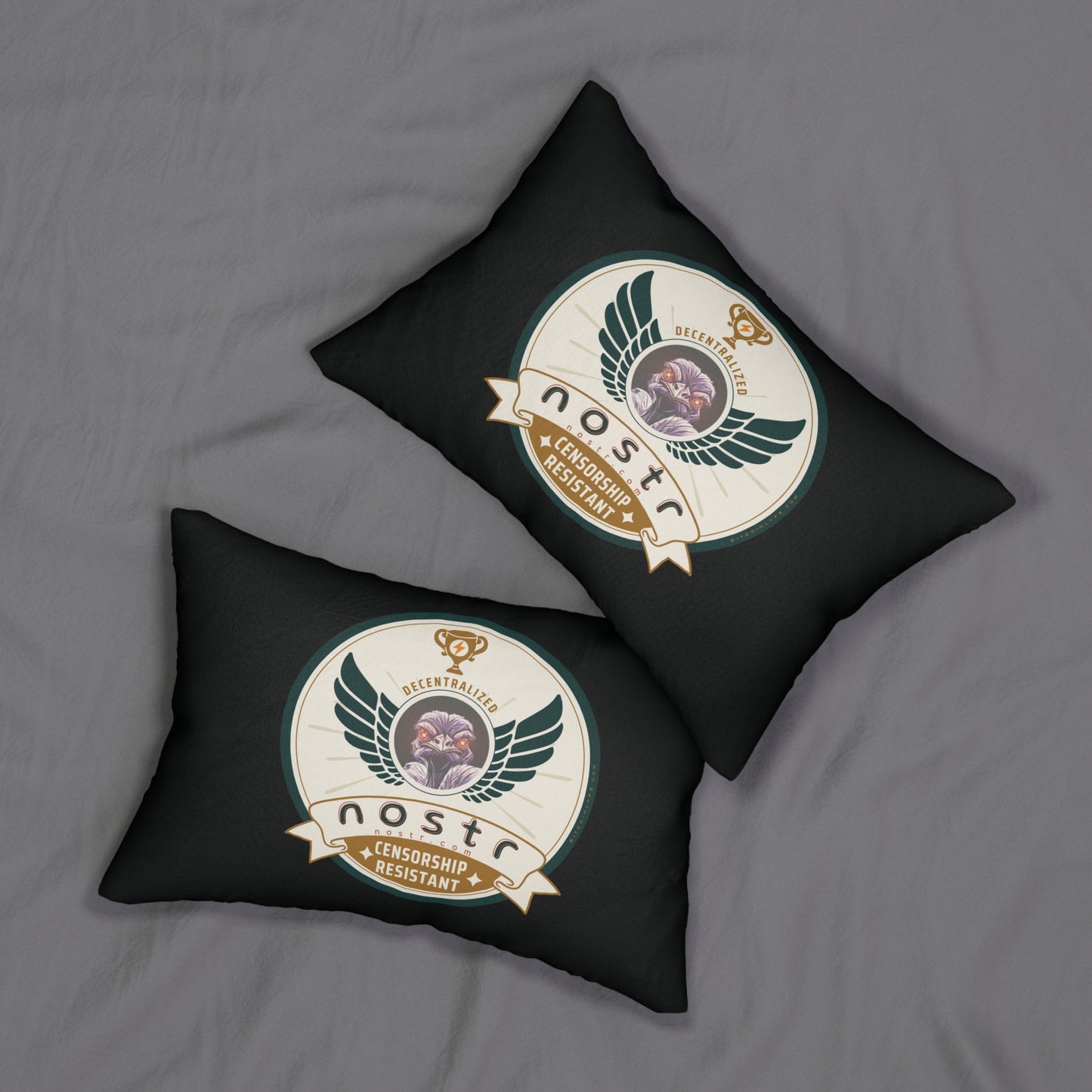 nostr Wings, Lumbar Pillow
