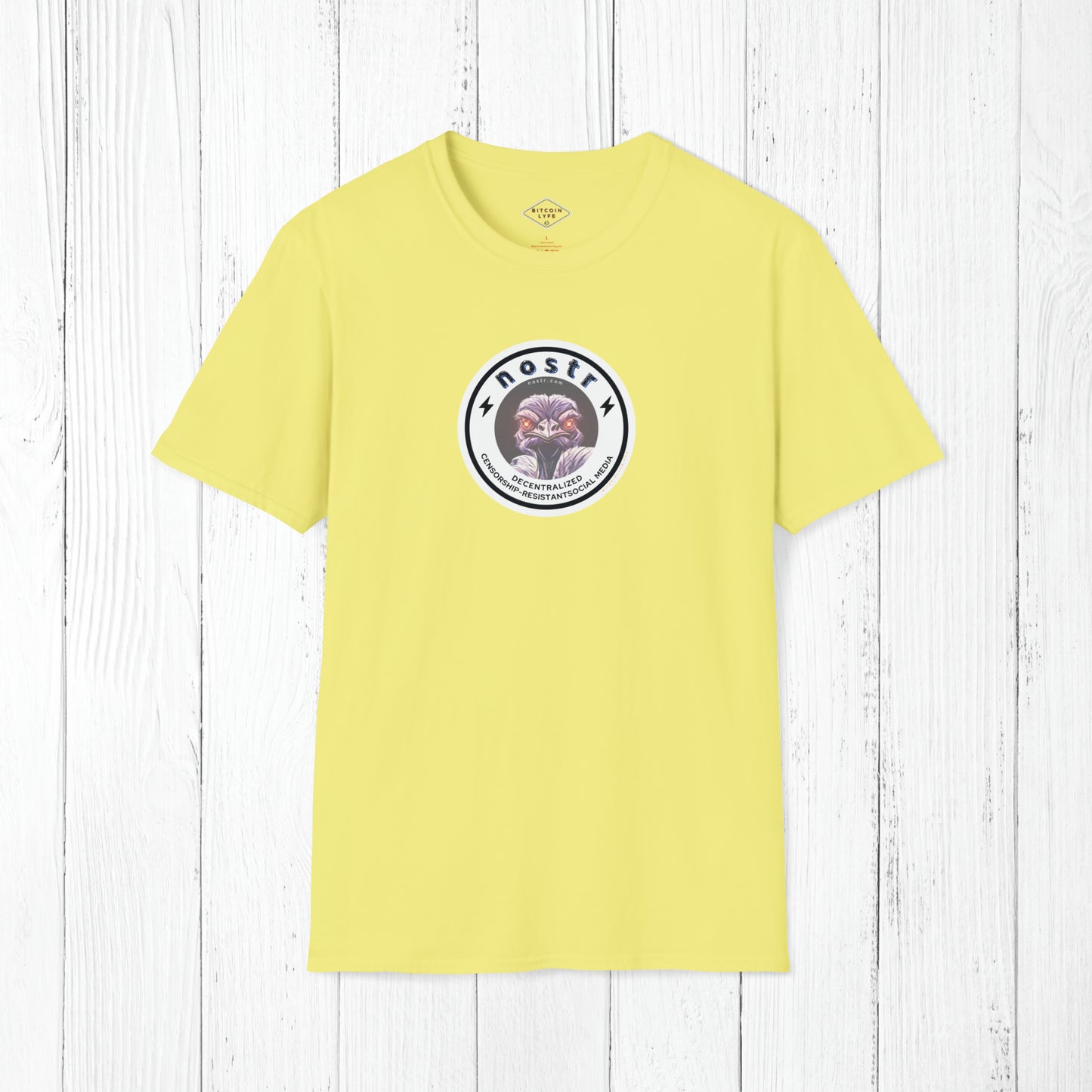nostr Decentralized Nostrich, T-Shirt
