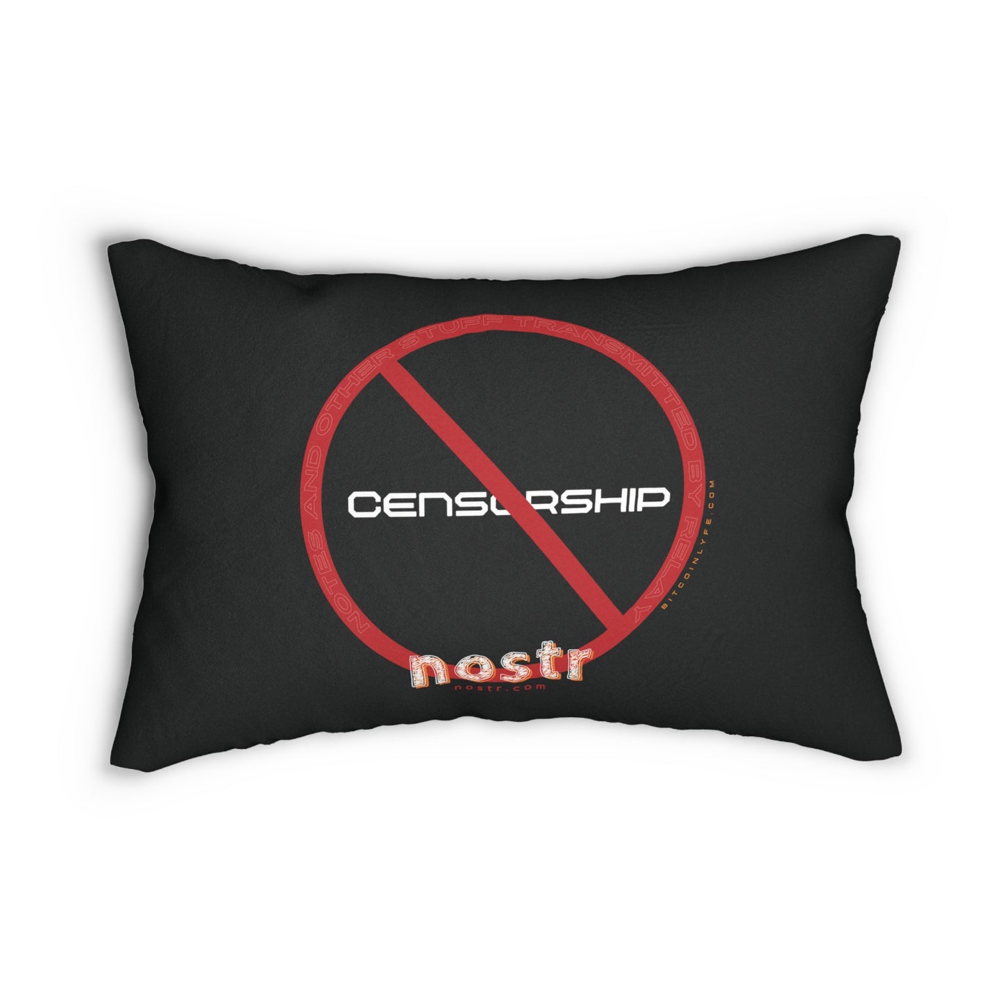 nostr Anti-Censorship, Lumbar Pillow