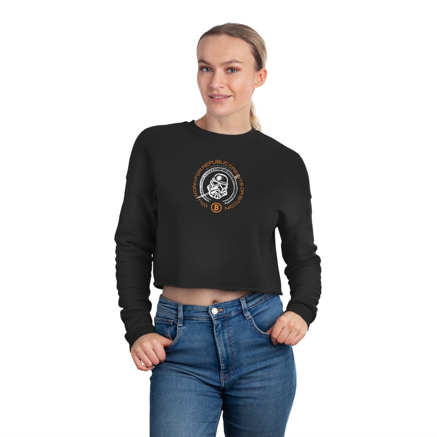 Republic Credits #2 Women's Cropped Sweatshirt