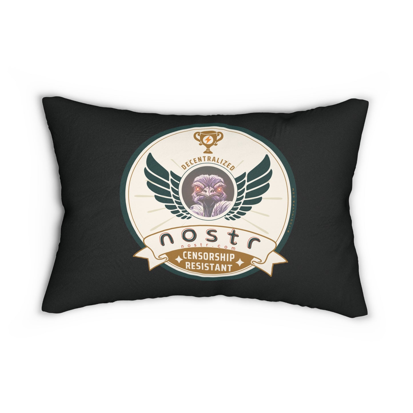 nostr Wings, Lumbar Pillow