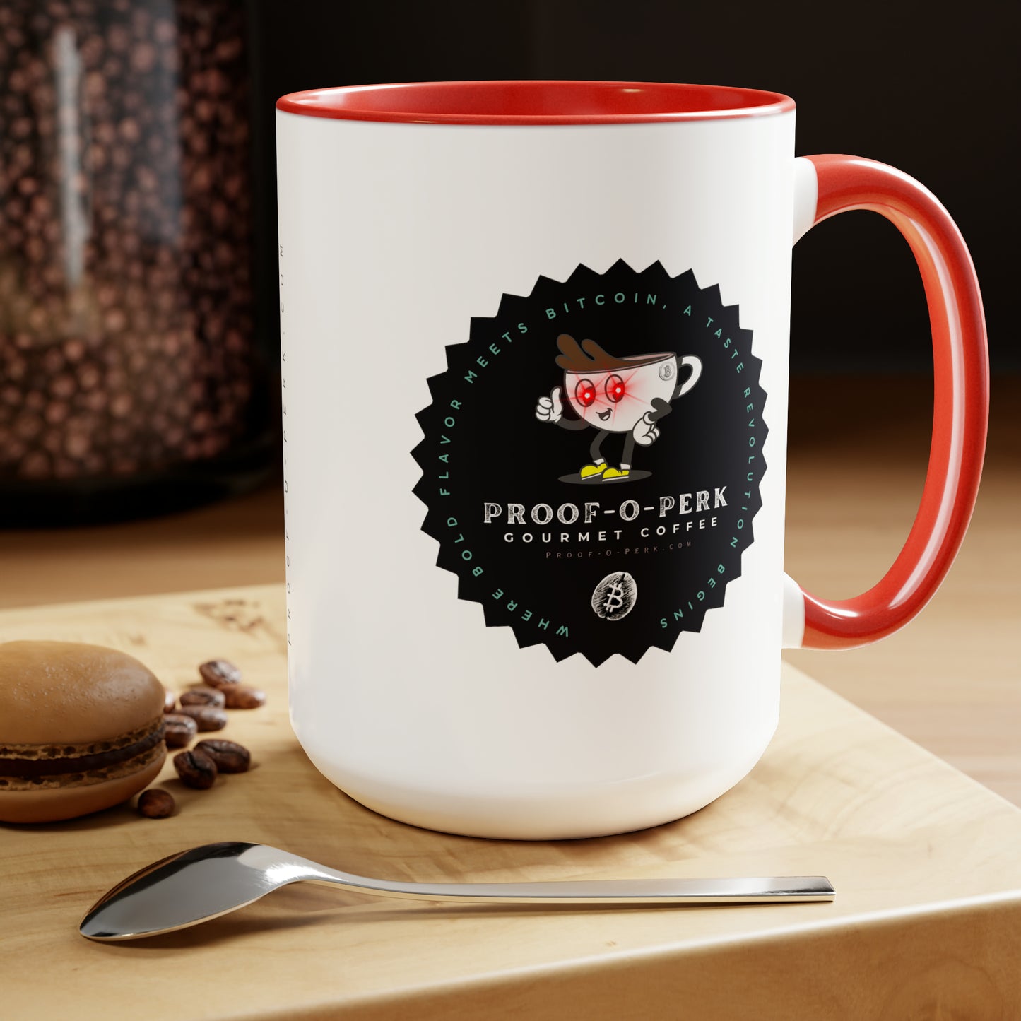 Proof-O-Perk Logo Mug