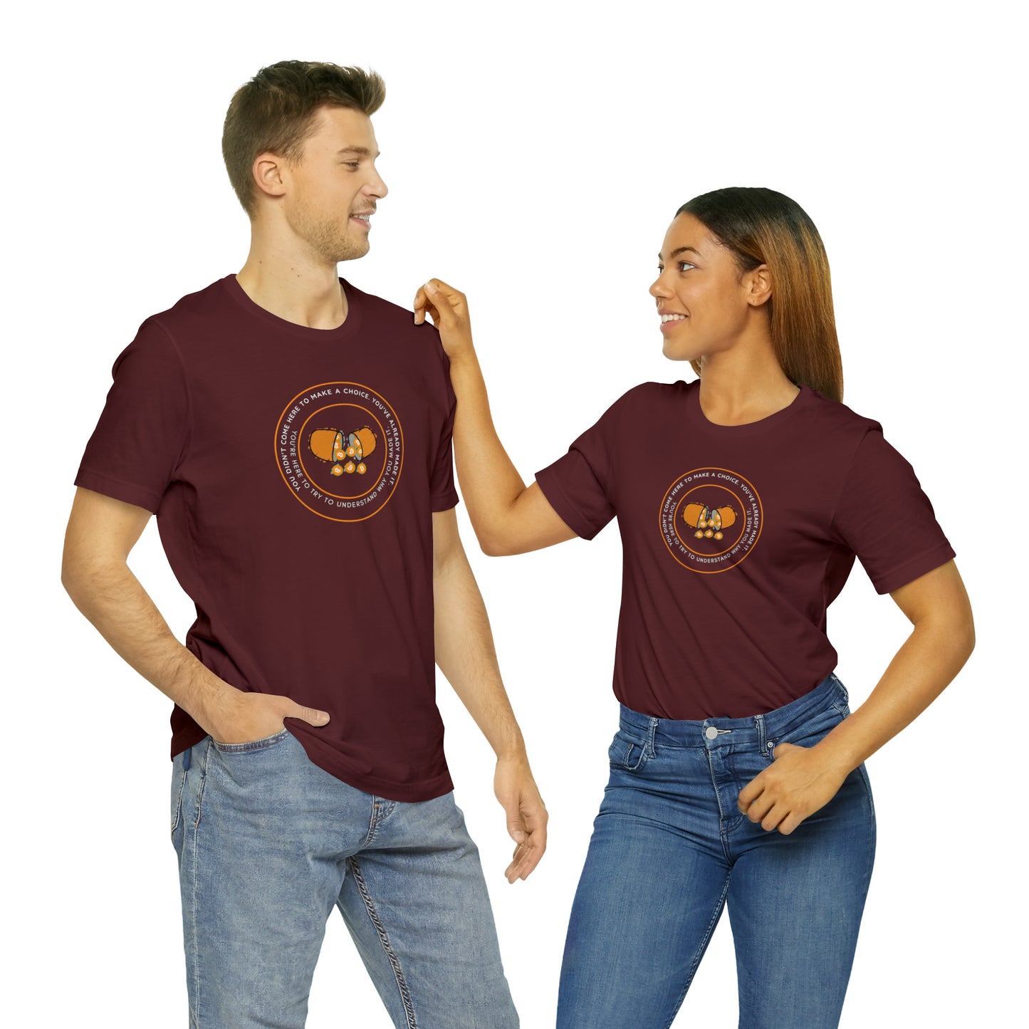 Already Here Orange Pill Tee - Front+Back Print