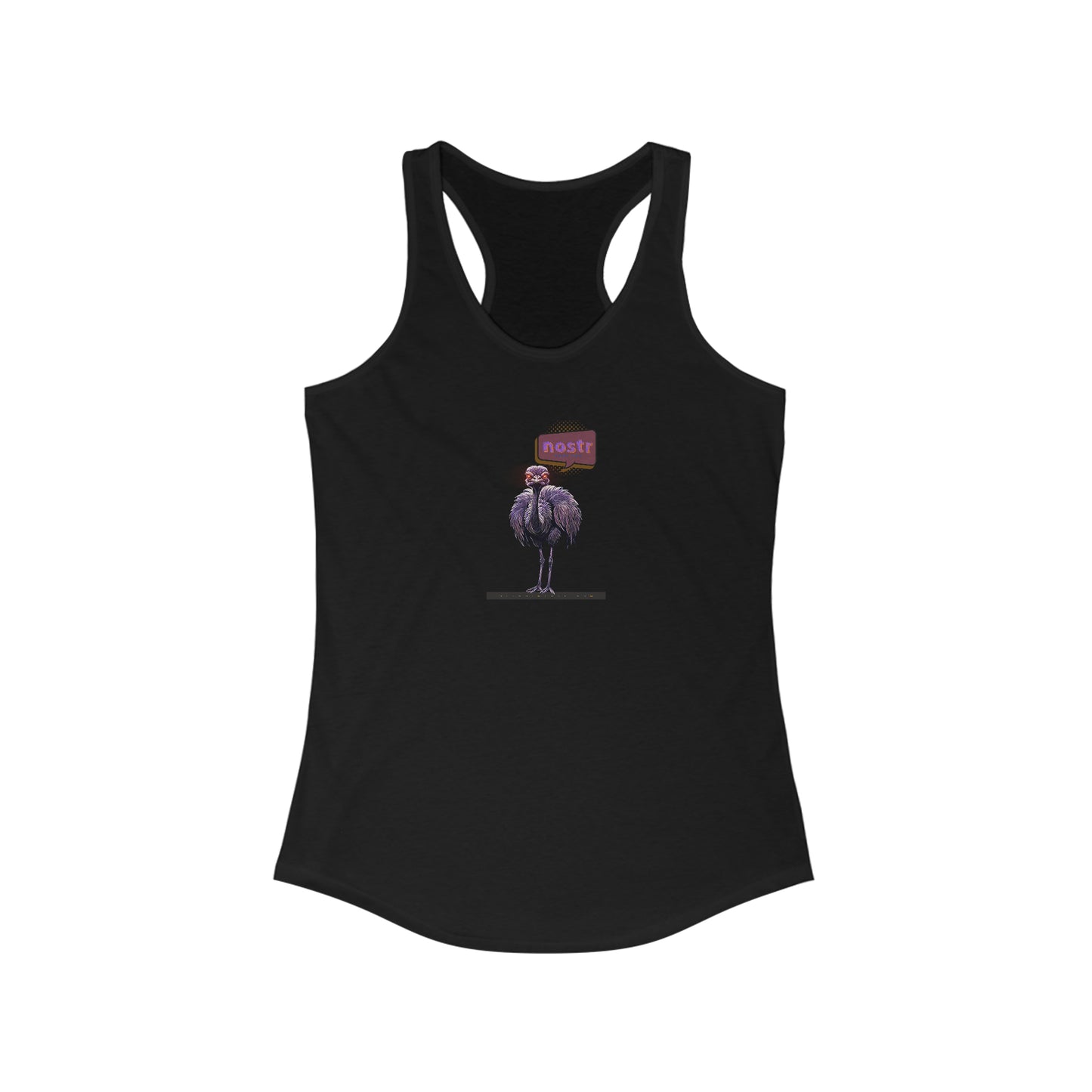nostr Nostrich #1, Racerback Tank