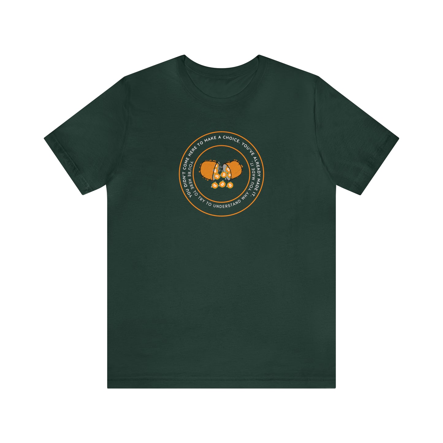 Already Here Orange Pill Tee - Front+Back Print