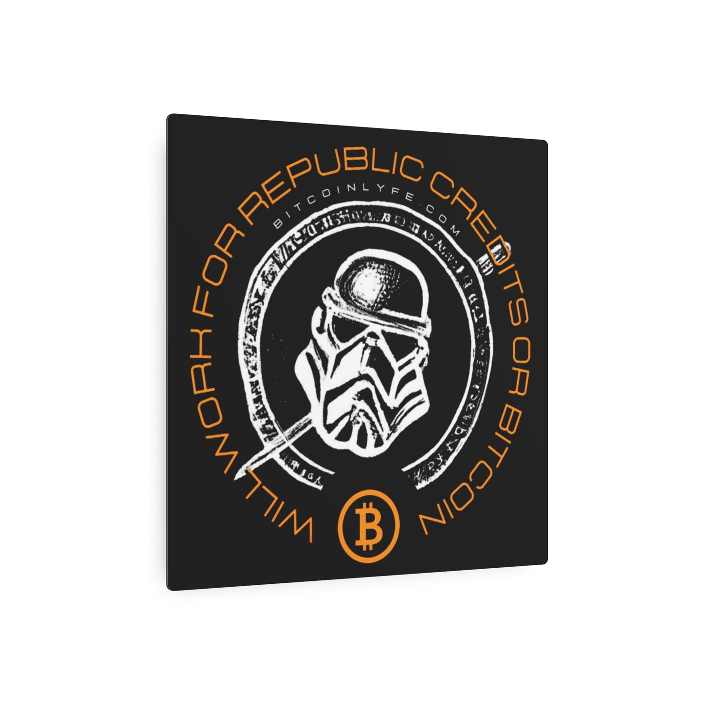 Republic Credits #2 Metal Art Sign