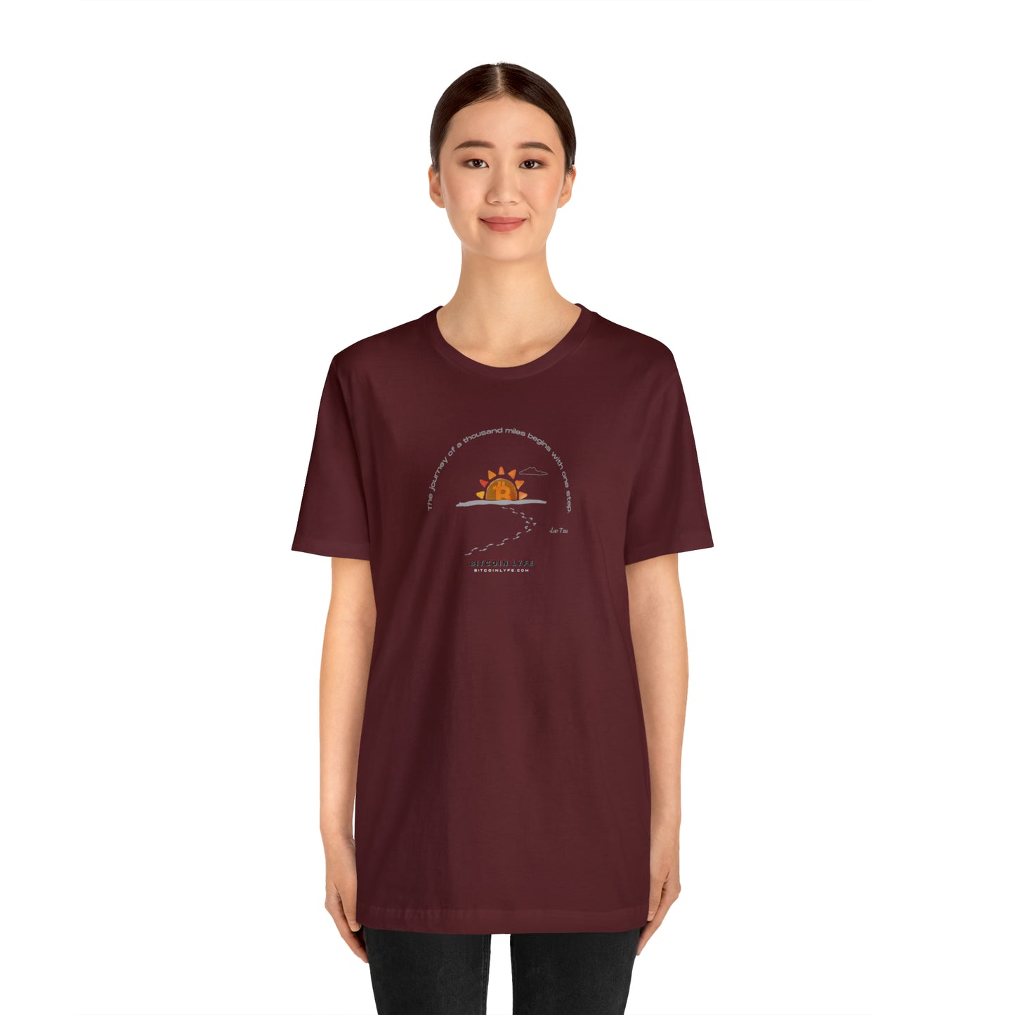 Steps Orange Pill Tee - Front+Back Print