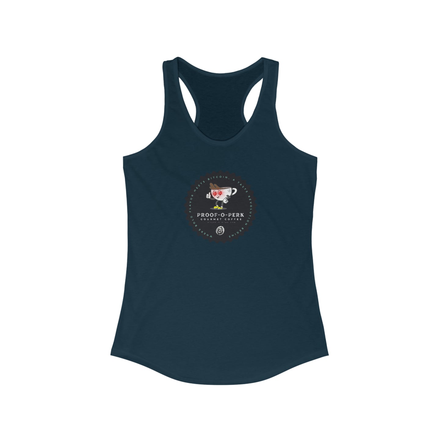 Proof-O-Work Logo Racerback Tank