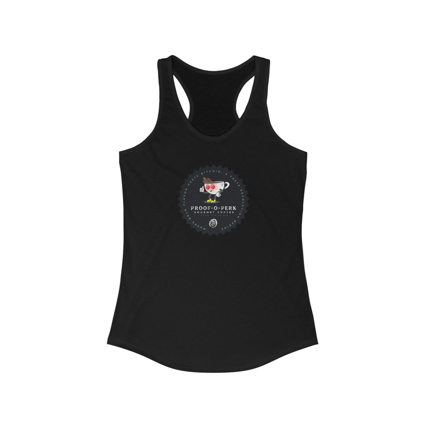 Proof-O-Work Logo Racerback Tank