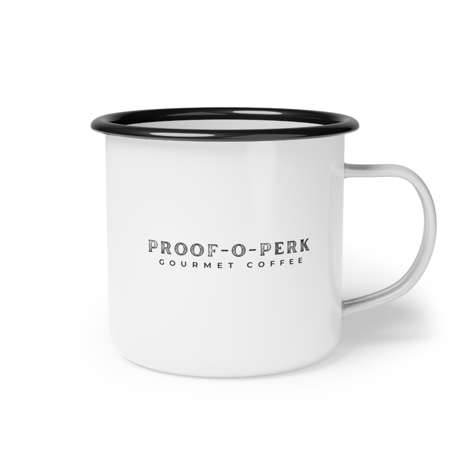 Proof-O-Perk Enameled Steel Mug