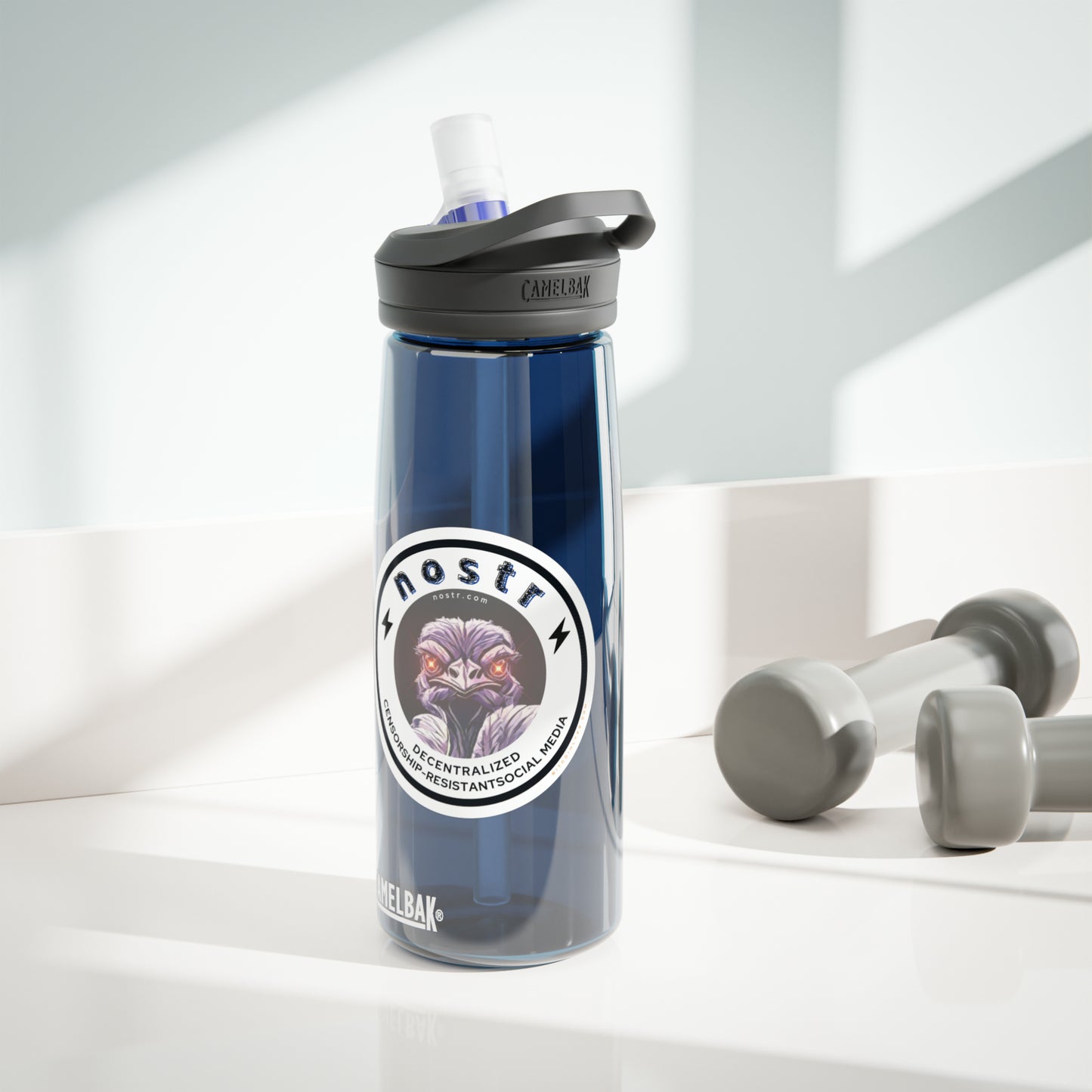 nostr Decentralized Nostrich, CamelBak Eddy® Water Bottle, 20oz\25oz