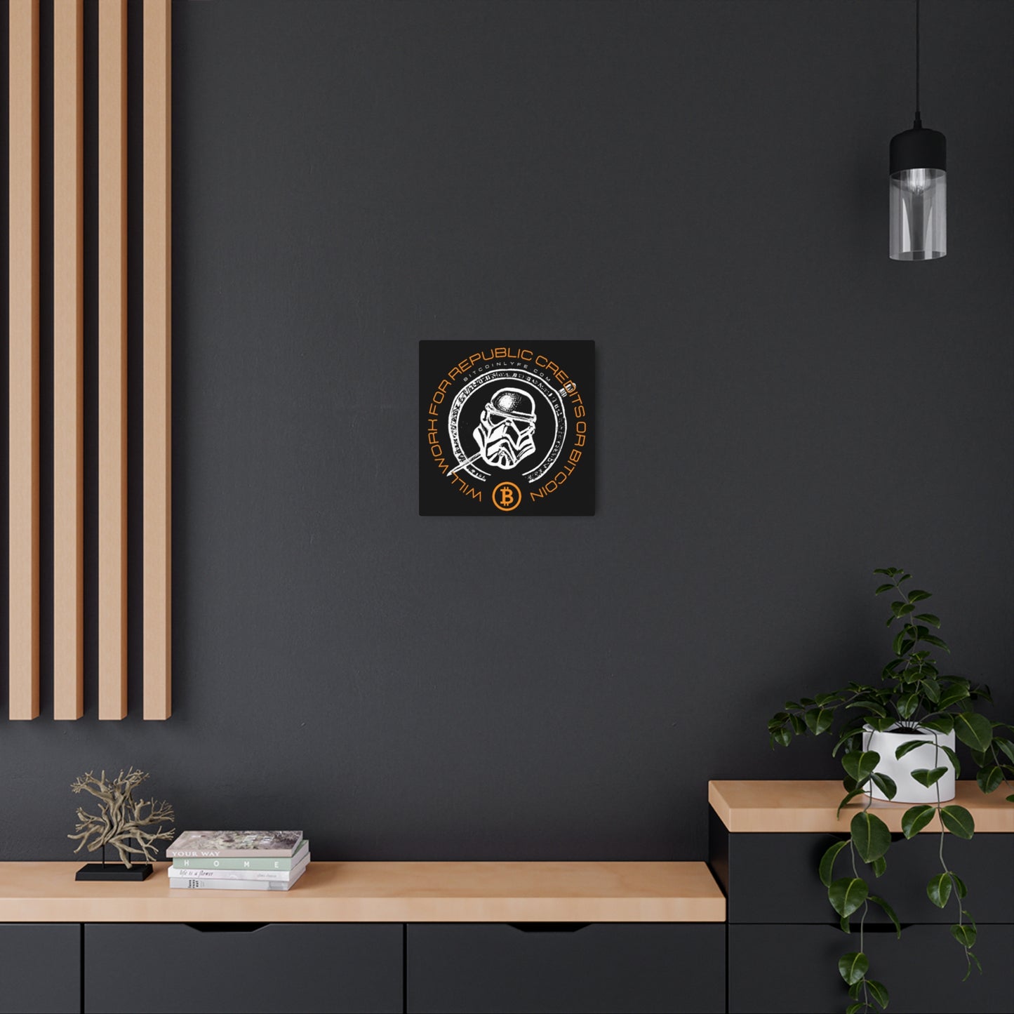 Republic Credits #2 Metal Art Sign