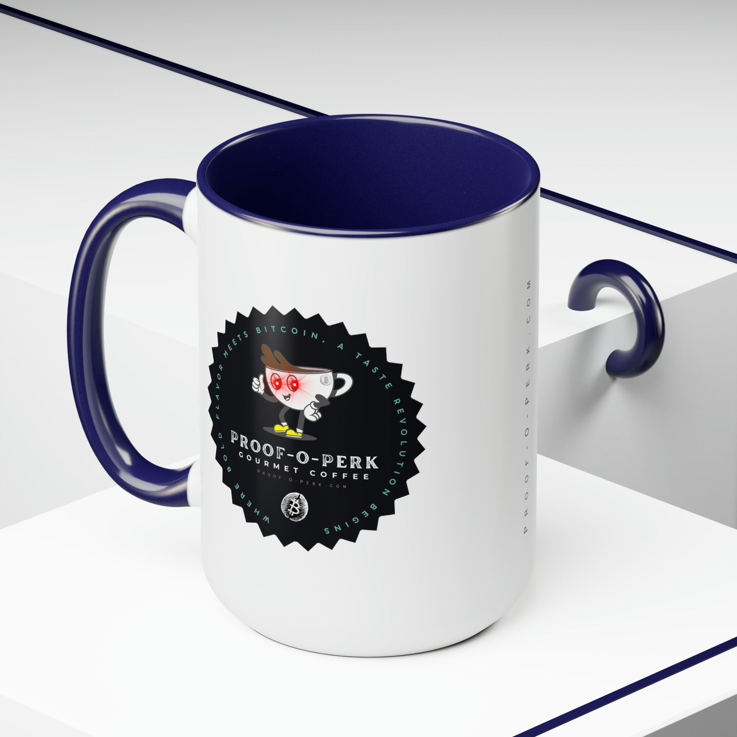 Proof-O-Perk Logo Mug