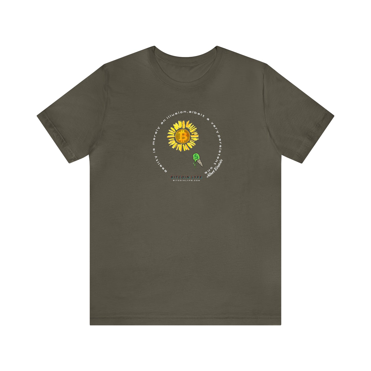 Reality Orange Pill Tee - Front+Back Print