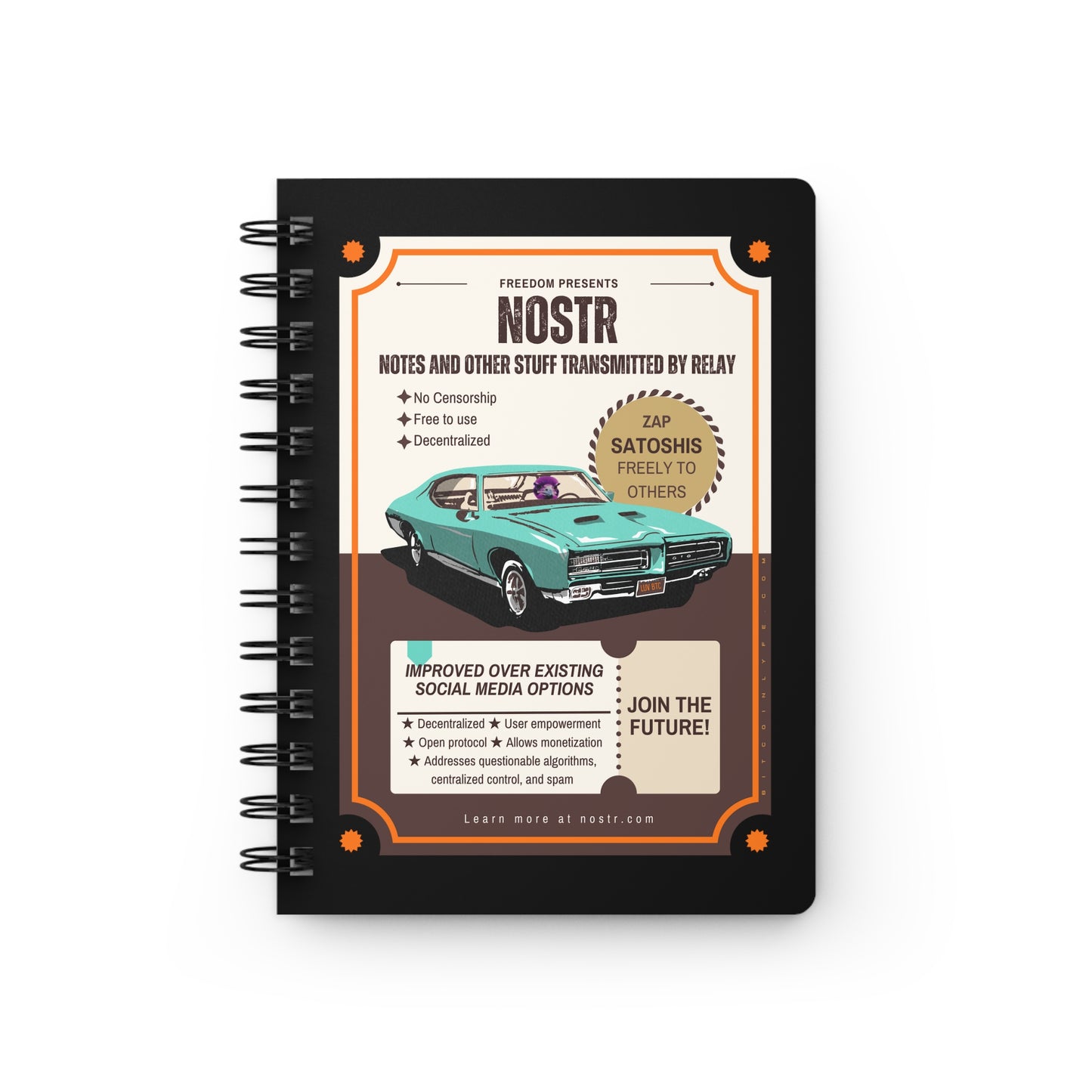nostr Future - Classic, Spiral Bound Journal