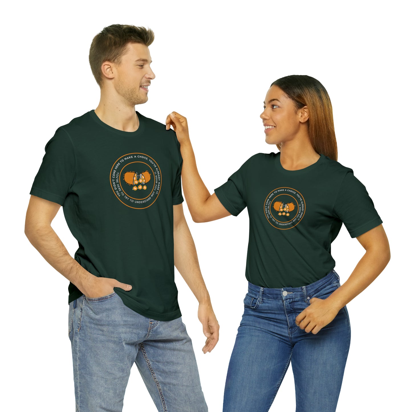 Already Here Orange Pill Tee - Front+Back Print