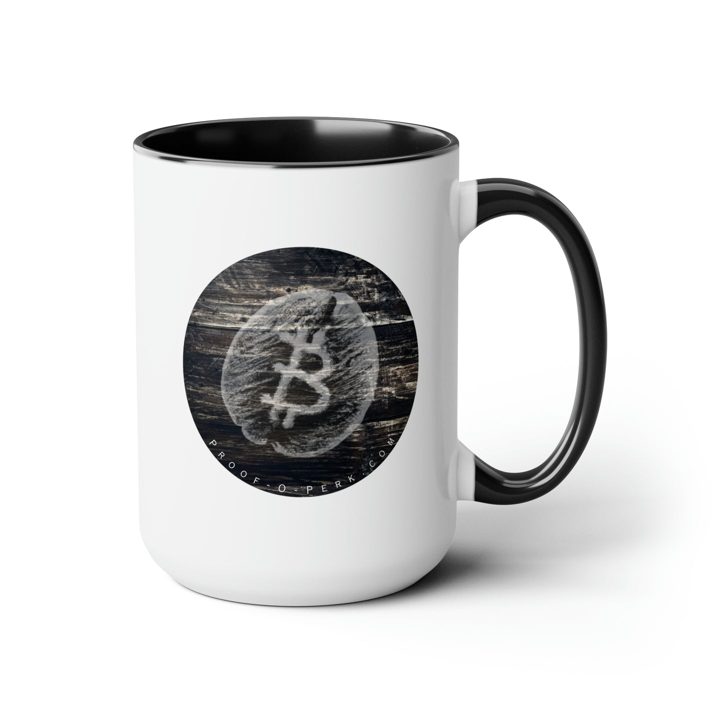 Proof-O-Perk Mug, Woody B-Bean