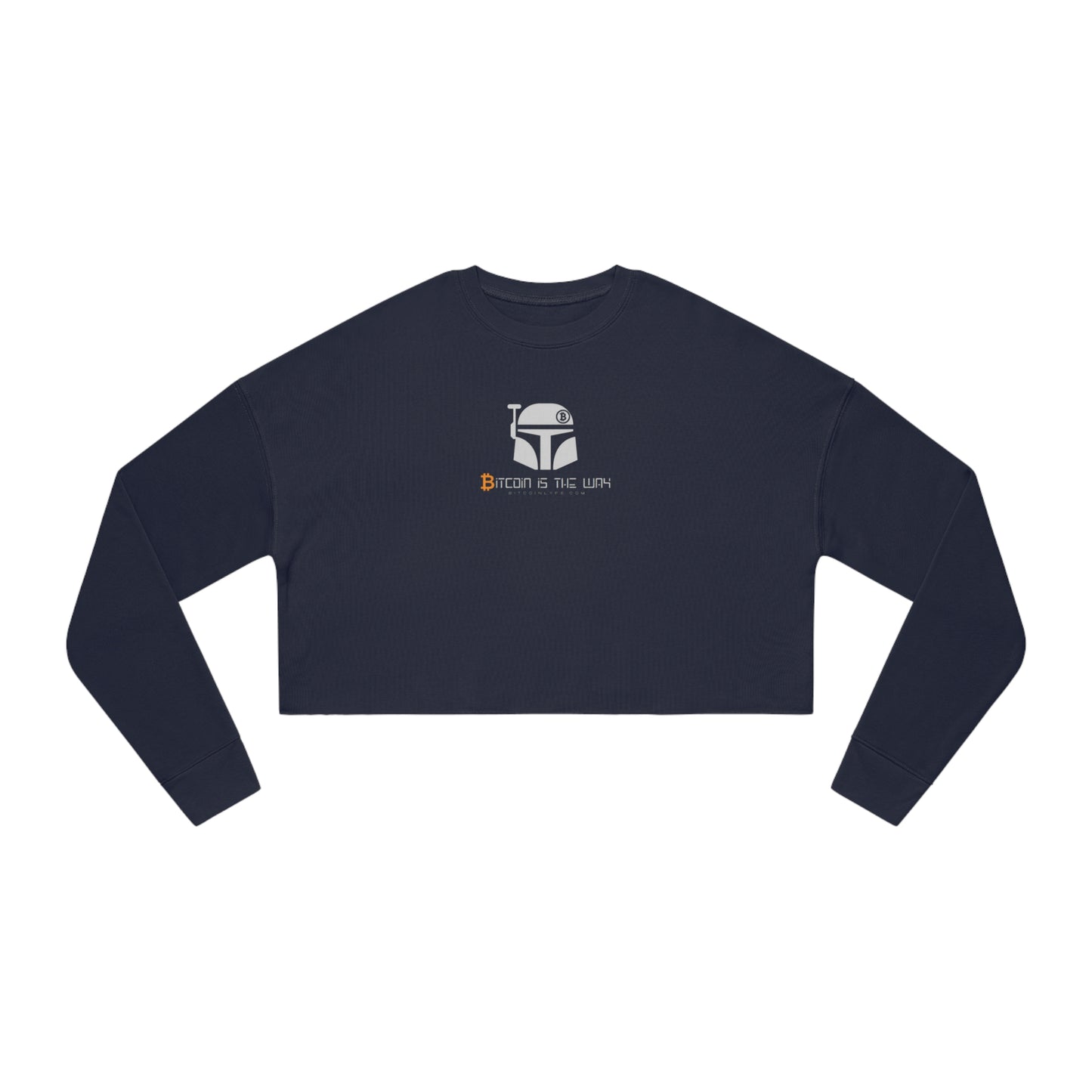 Bitcoin is the Way Women's Cropped Sweatshirt