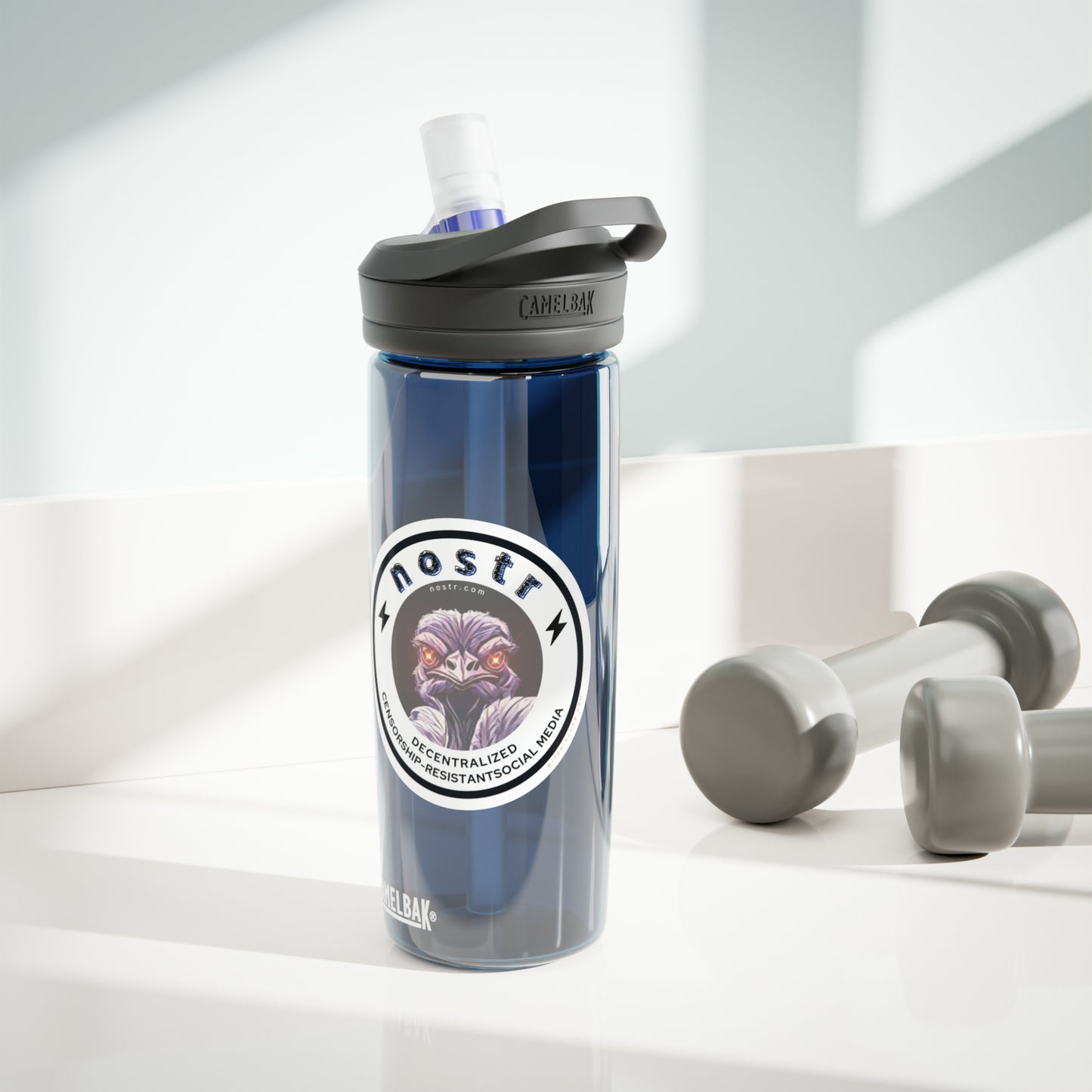 nostr Decentralized Nostrich, CamelBak Eddy® Water Bottle, 20oz\25oz