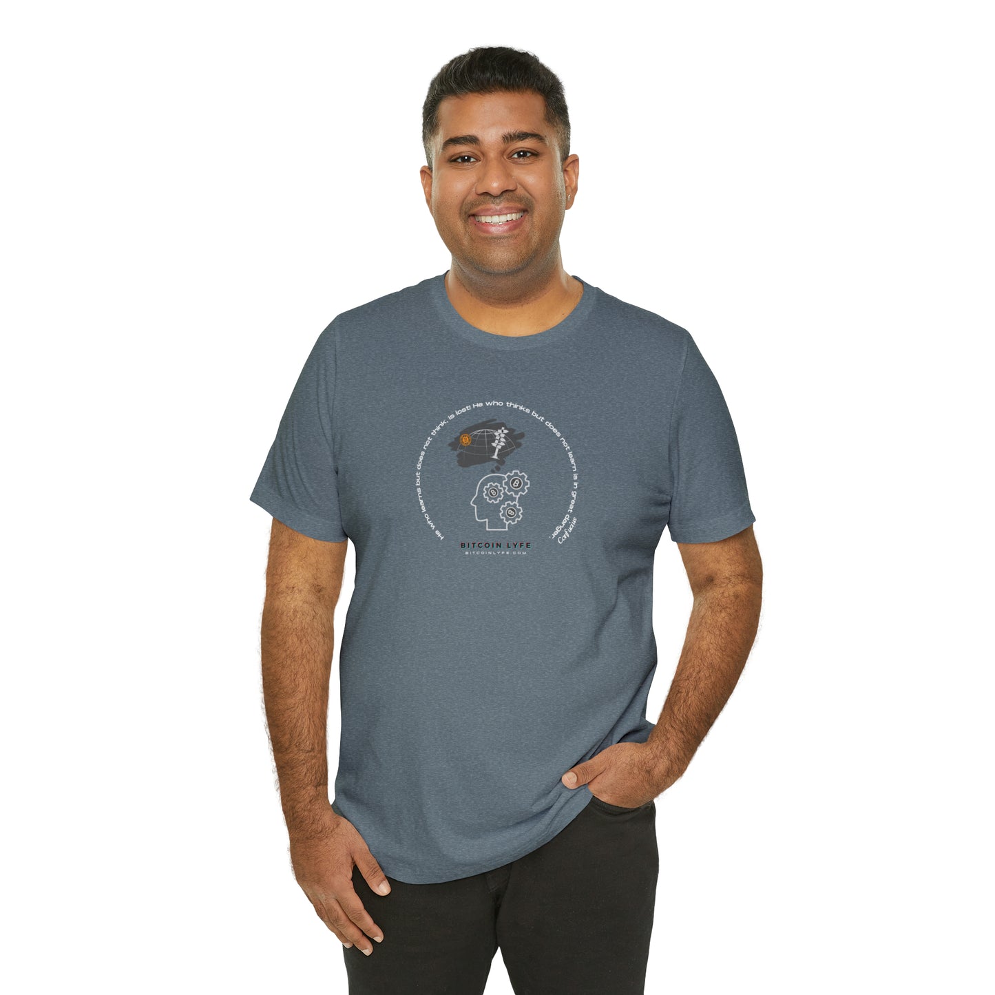 Think Orange Pill Tee - Front+Back Print