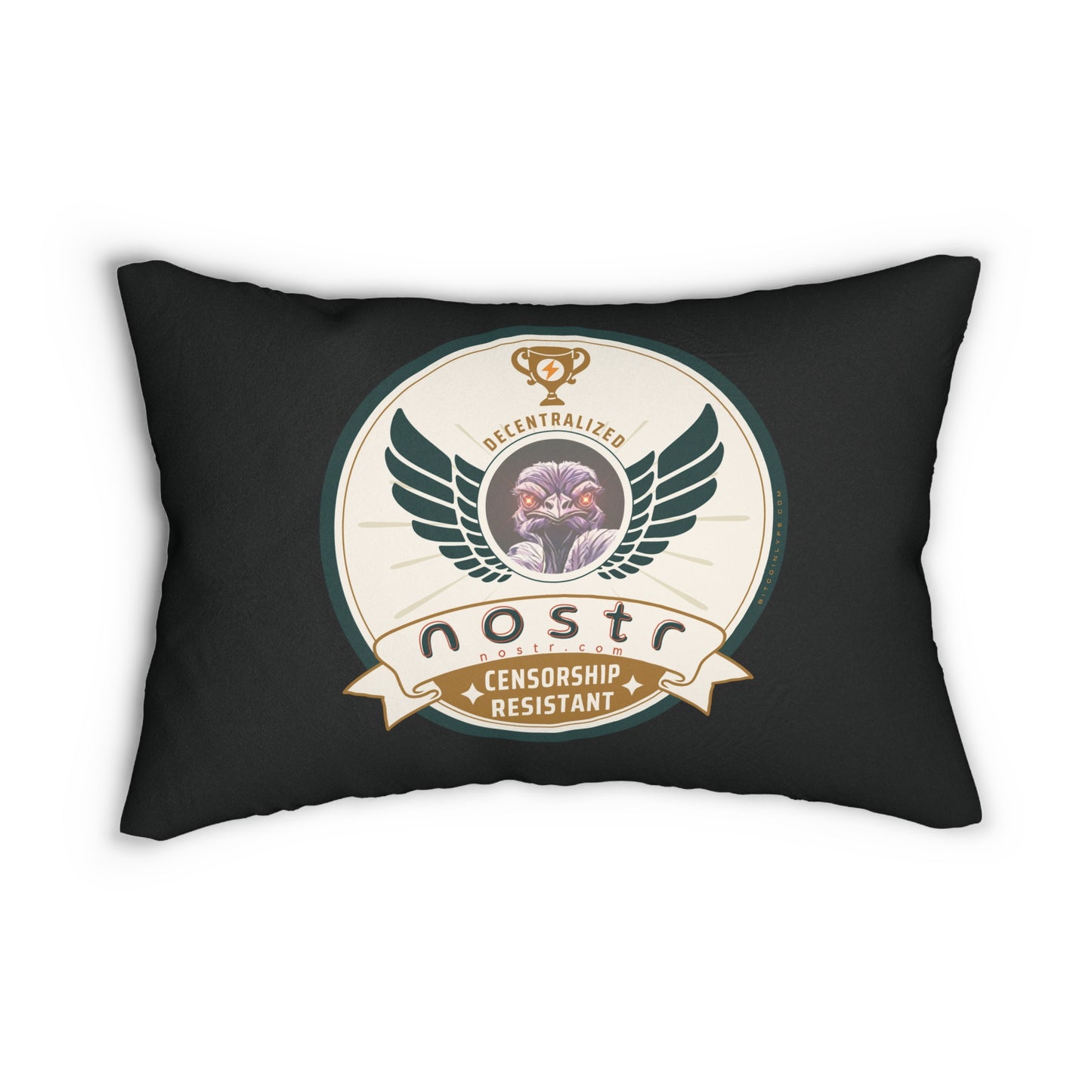 nostr Wings, Lumbar Pillow