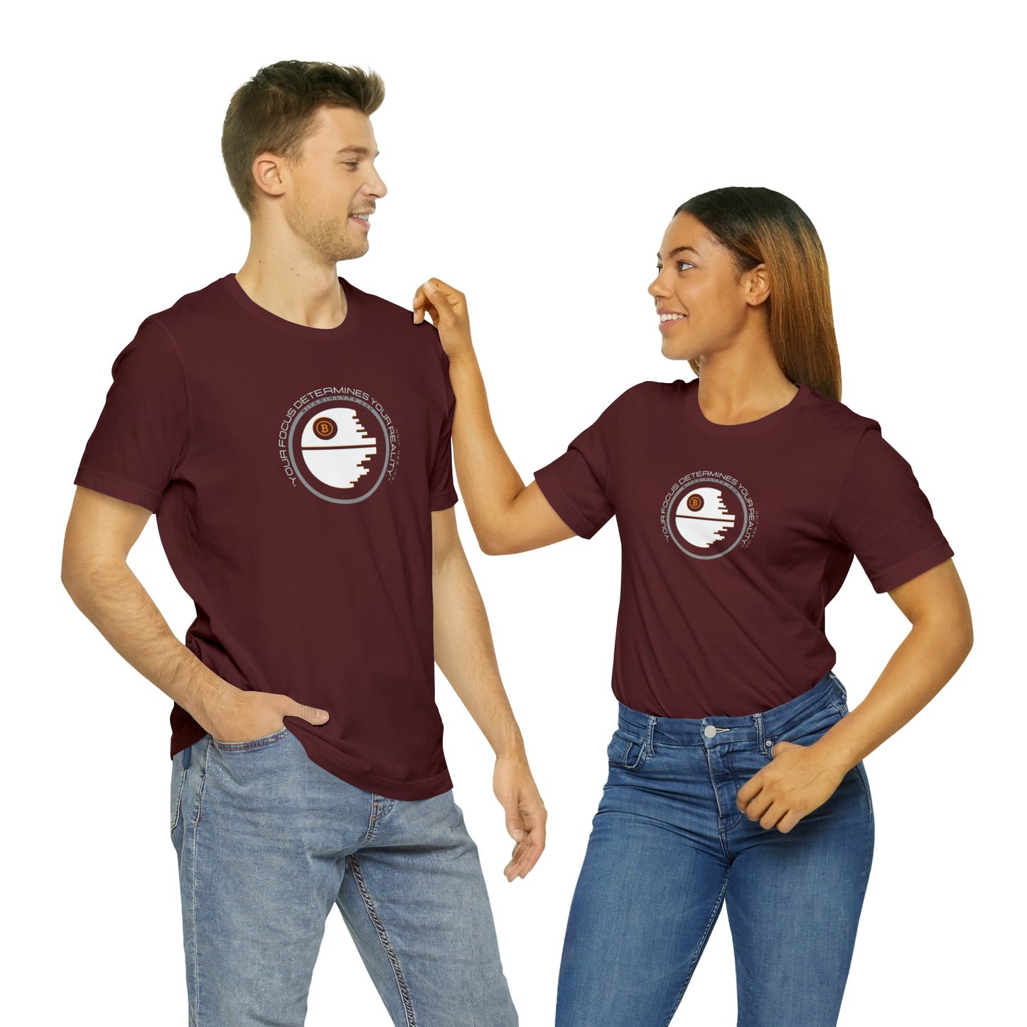 Focus Determines Reality Short Sleeve T-Shirt