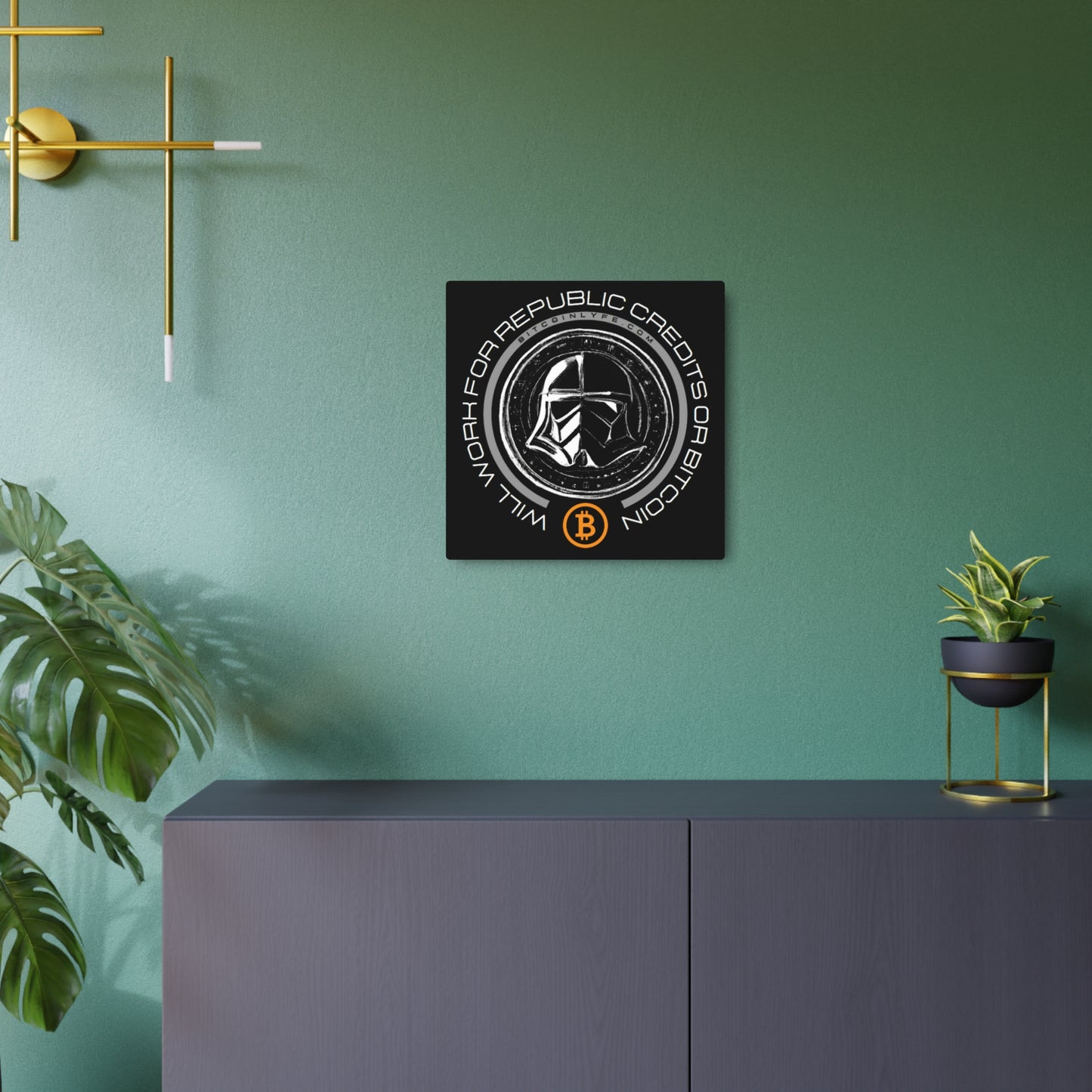 Republic Credits #1 Metal Art Sign