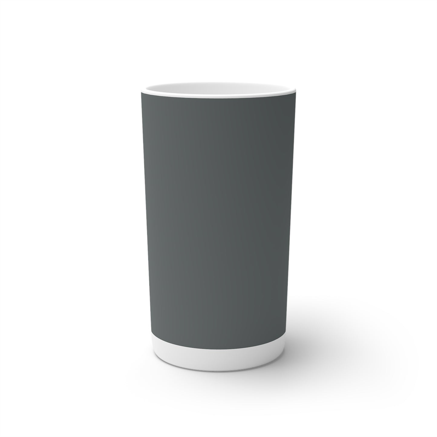 Proof-O-Perk Logo Gray Conical Coffee Mugs (3oz, 8oz, 12oz)