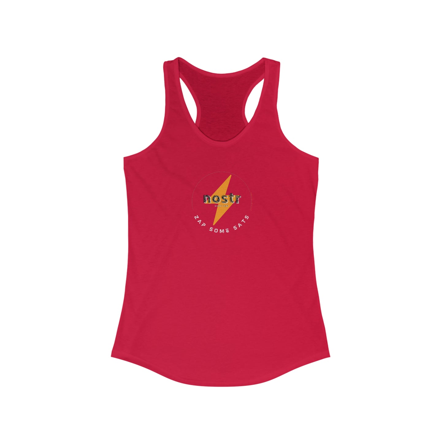 nostr Zap Some Sats, Racerback Tank