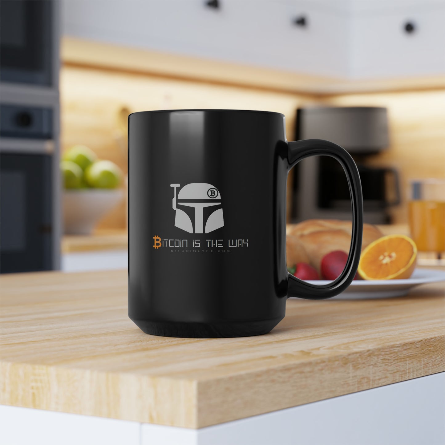 Bitcoin is the Way Black Mug