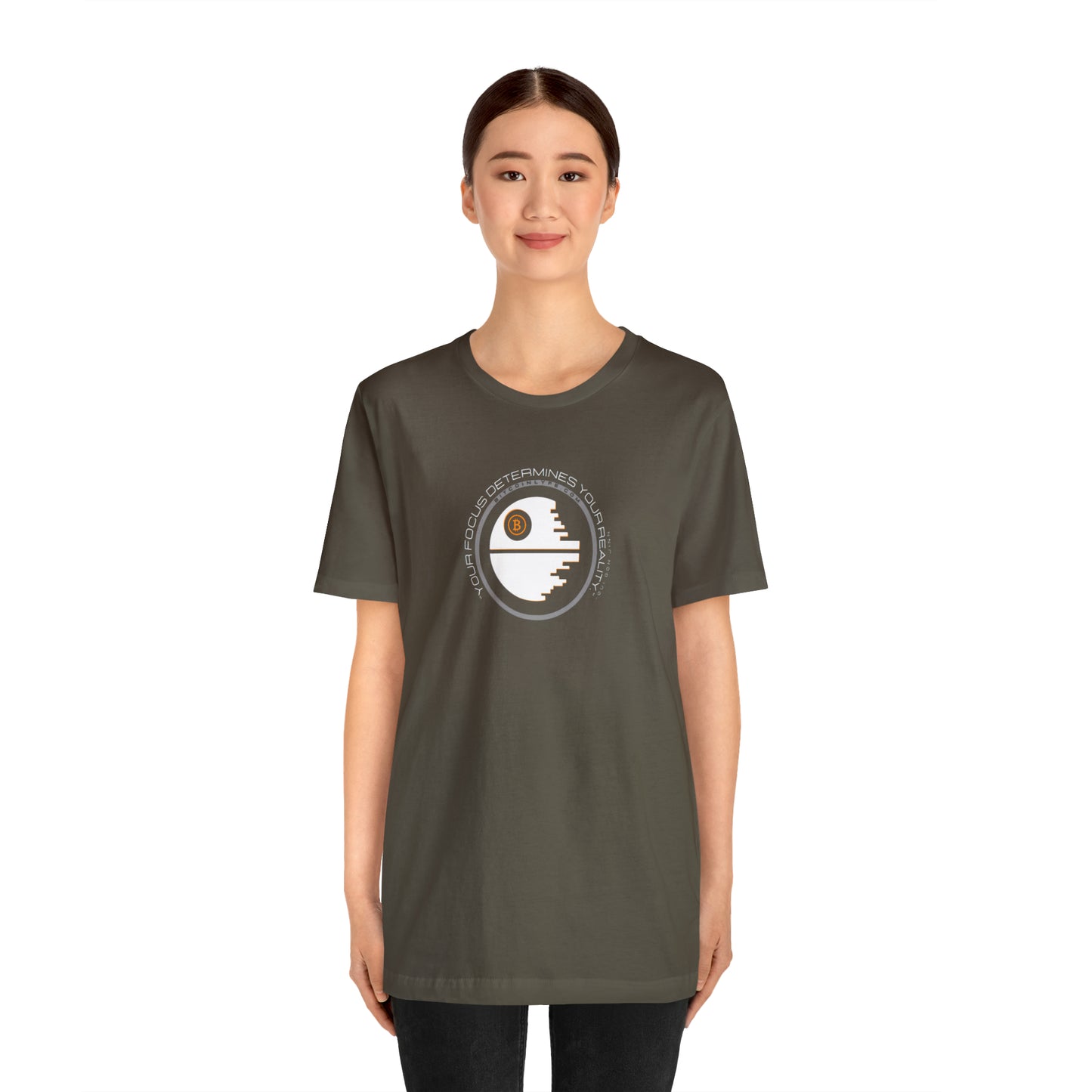 Focus Determines Reality Short Sleeve T-Shirt