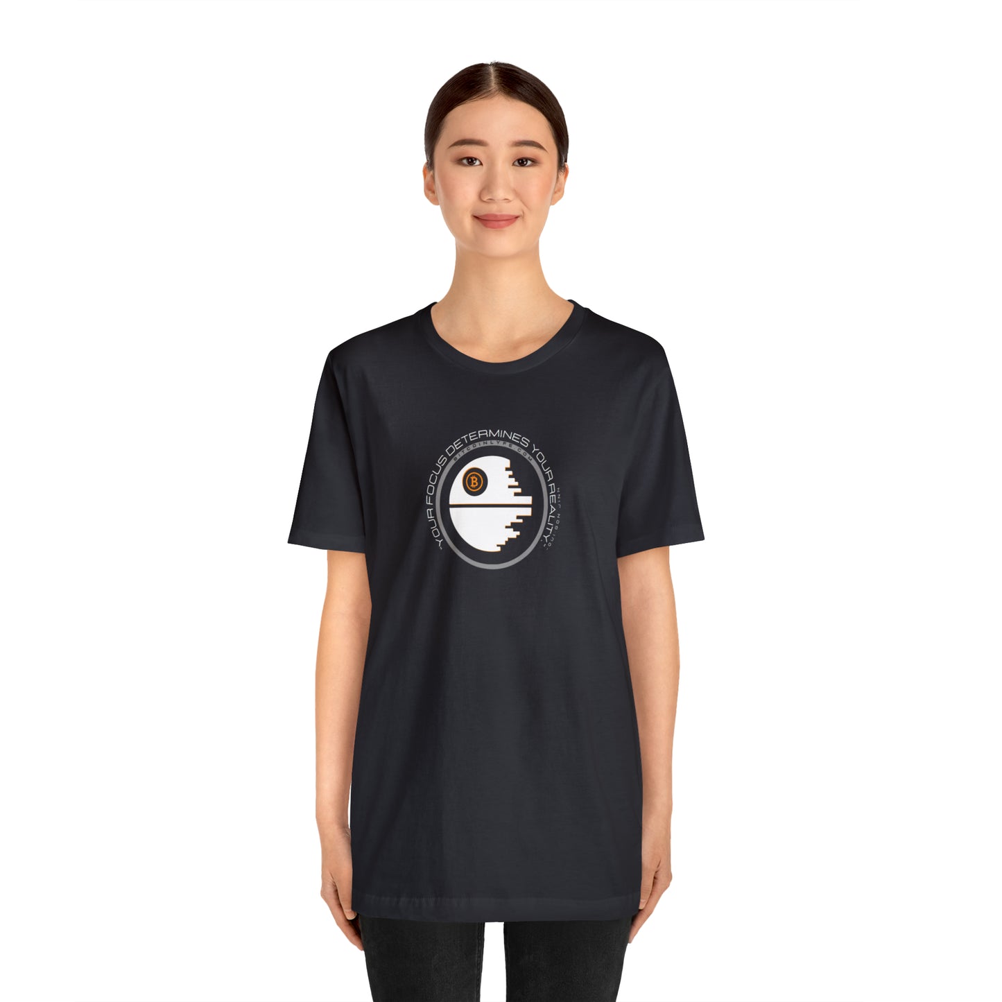 Focus Determines Reality Short Sleeve T-Shirt