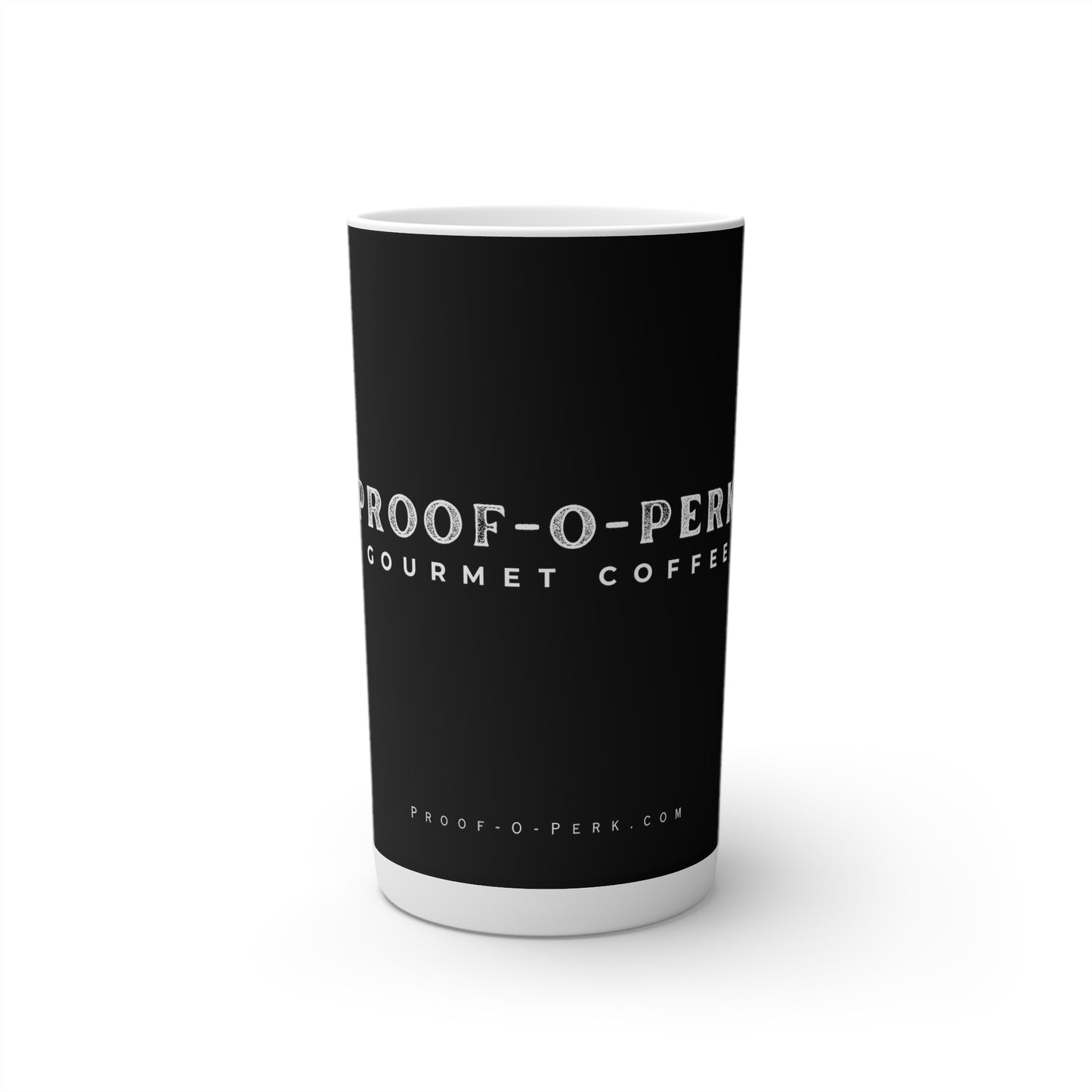 Proof-O-Perk Conical Coffee Mugs (3oz, 8oz, 12oz)
