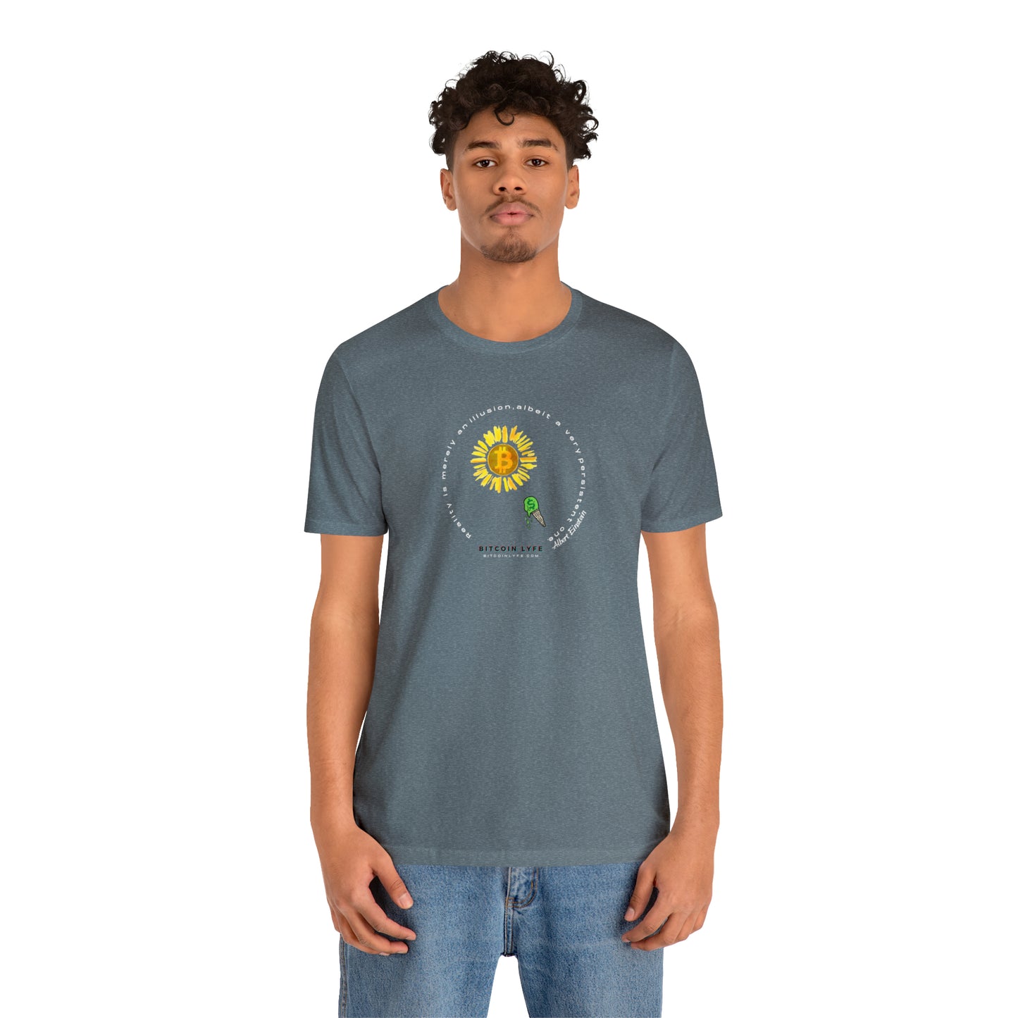 Reality Orange Pill Tee - Front+Back Print