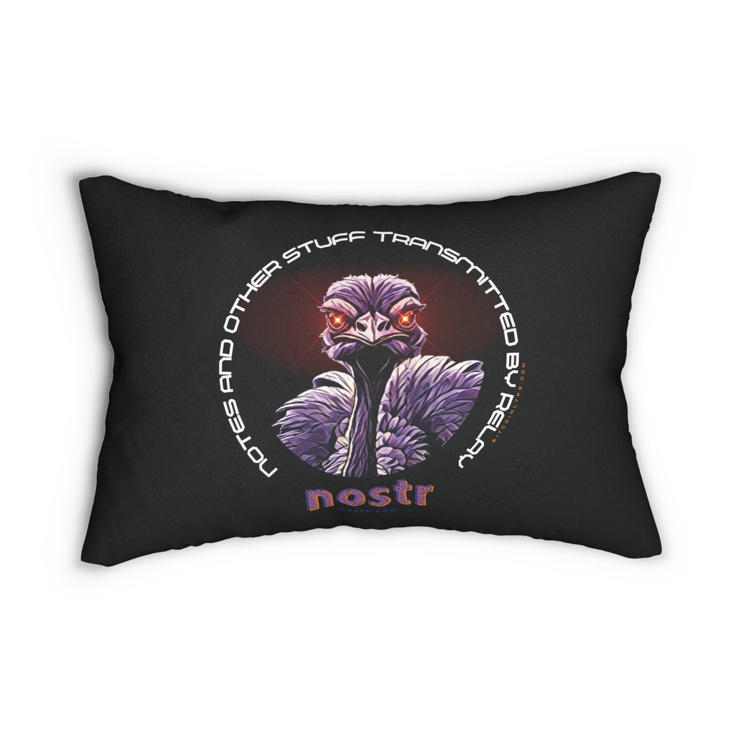 nostr Nostrich #2, Lumbar Pillow