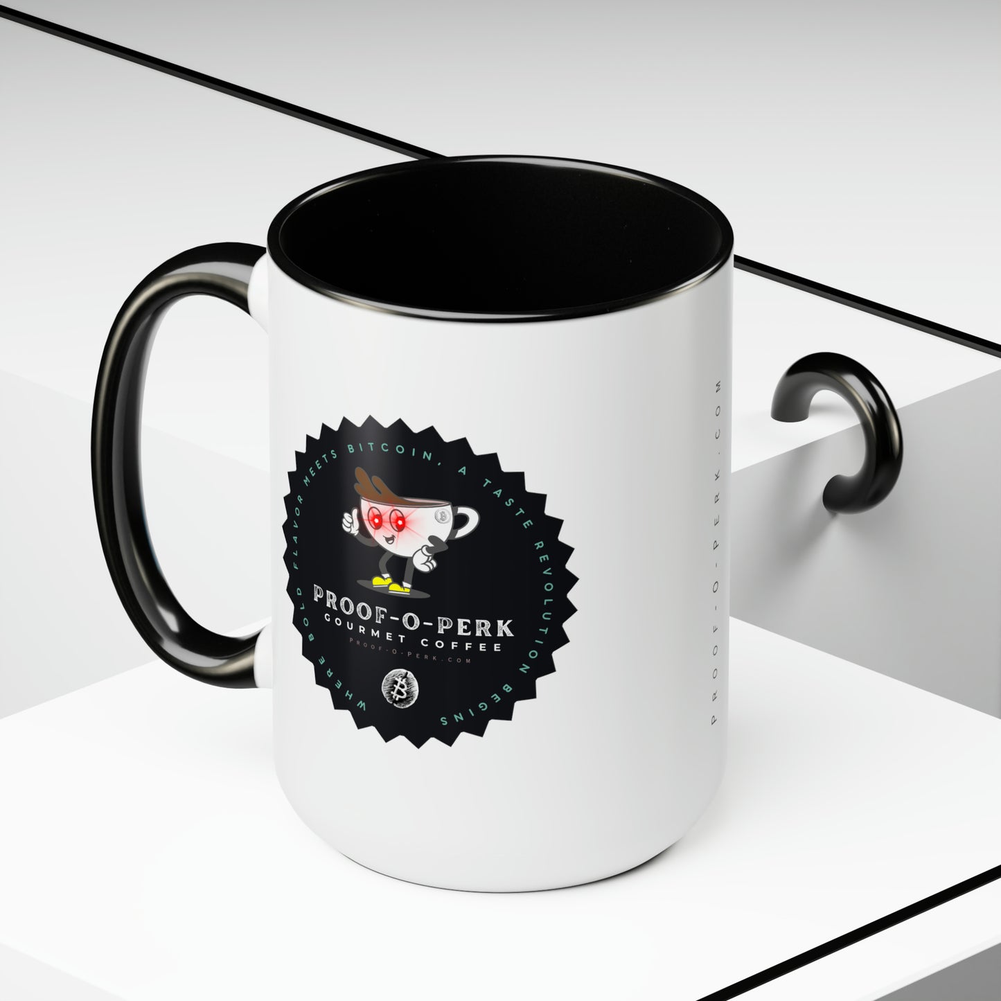 Proof-O-Perk Logo Mug