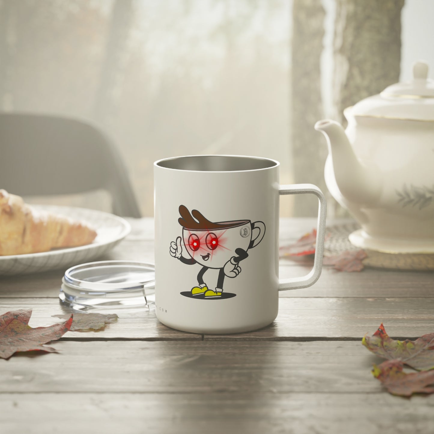 Proof-O-Perk "Bitty" Insulated Coffee Mug, 10oz