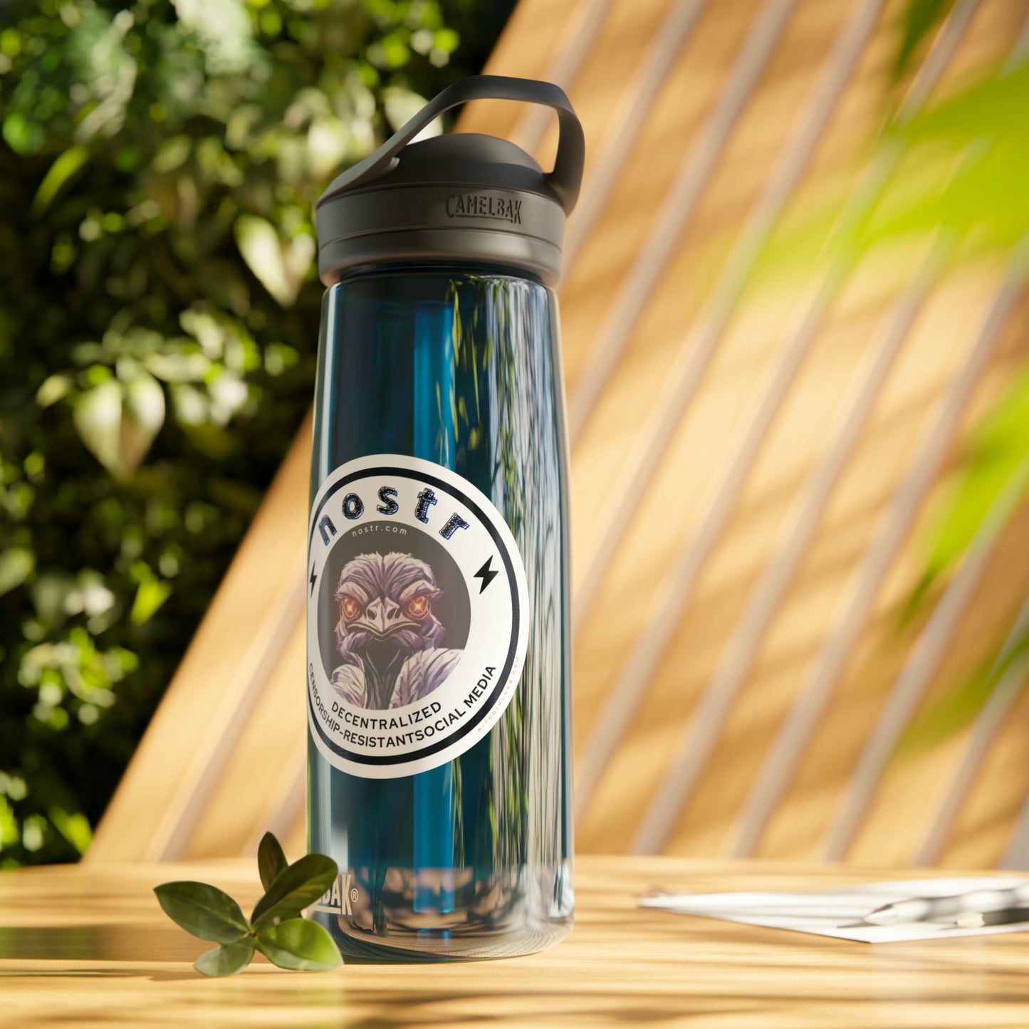 nostr Decentralized Nostrich, CamelBak Eddy® Water Bottle, 20oz\25oz