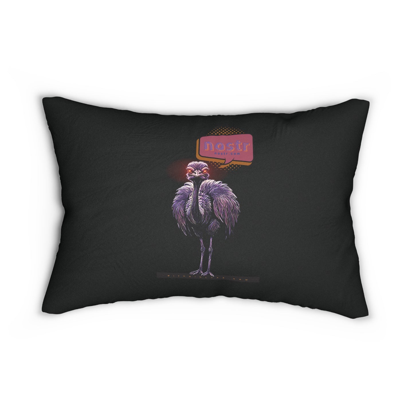 nostr Nostrich #1, Lumbar Pillow