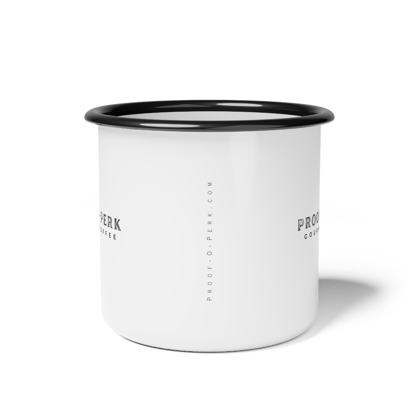 Proof-O-Perk Enameled Steel Mug