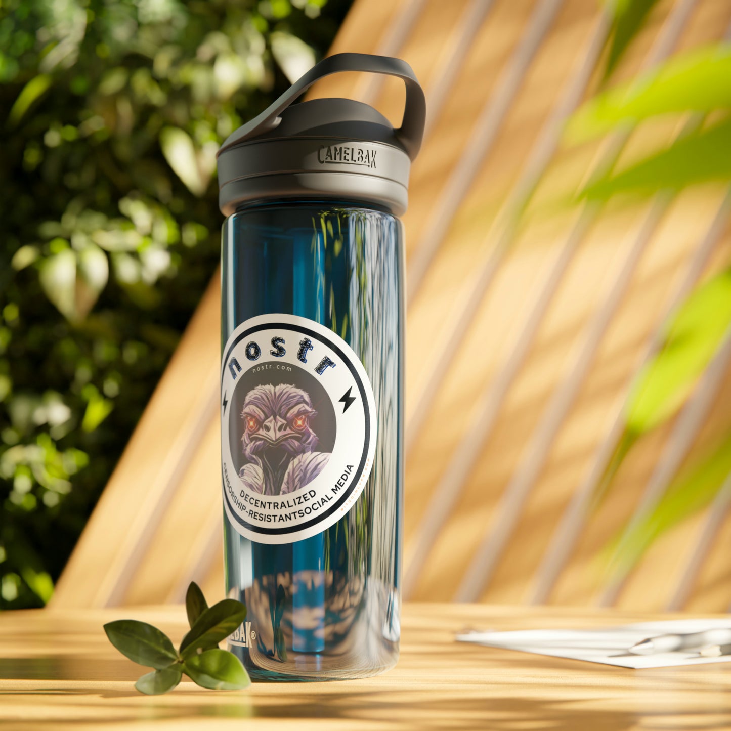 nostr Decentralized Nostrich, CamelBak Eddy® Water Bottle, 20oz\25oz