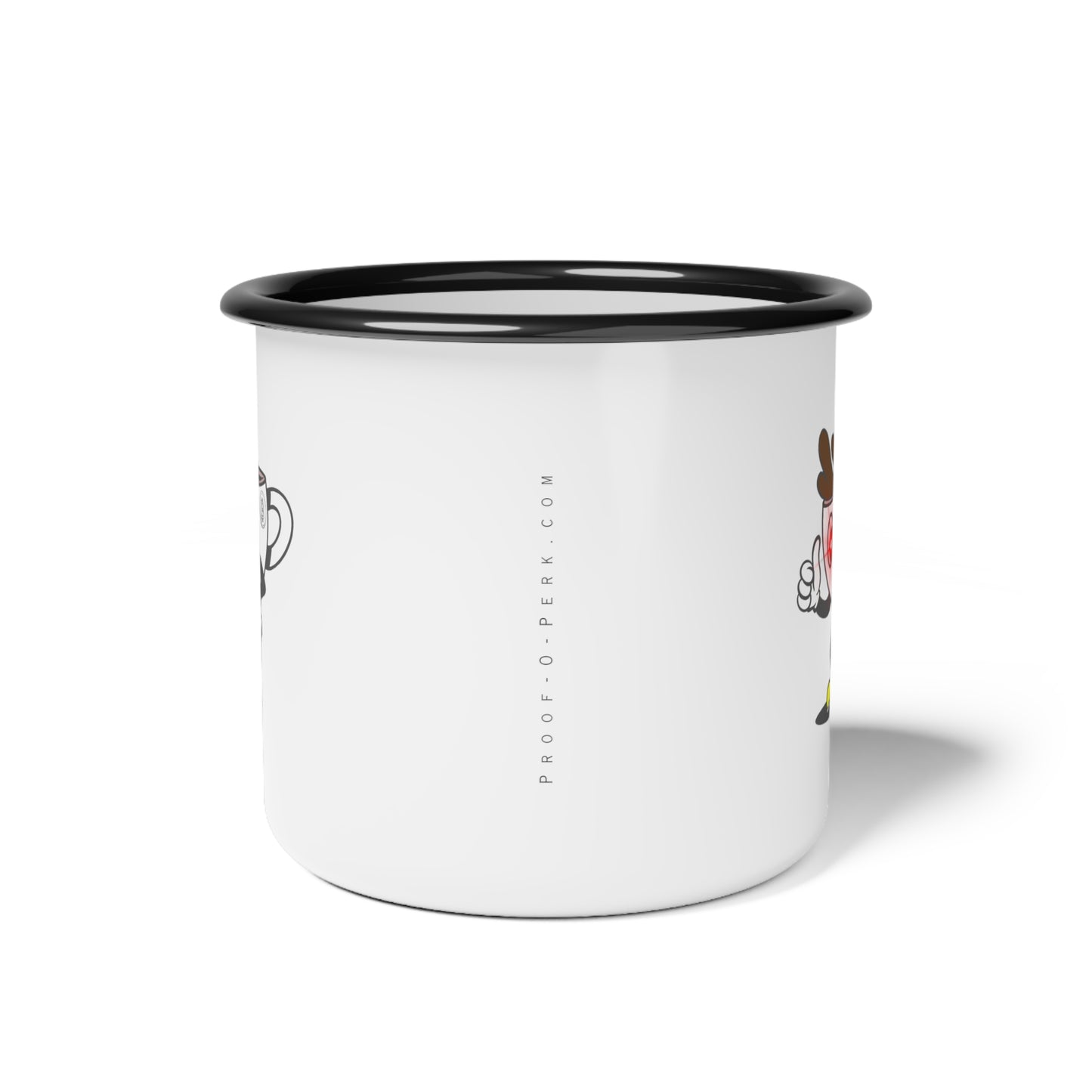 Proof-O-Perk "Bitty" Enameled Steel Mug