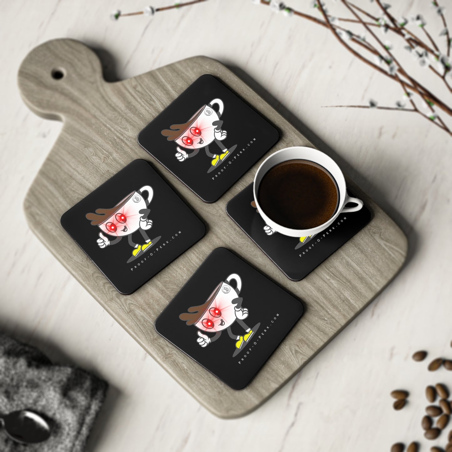 Proof-O-Perk "Bitty" Coasters