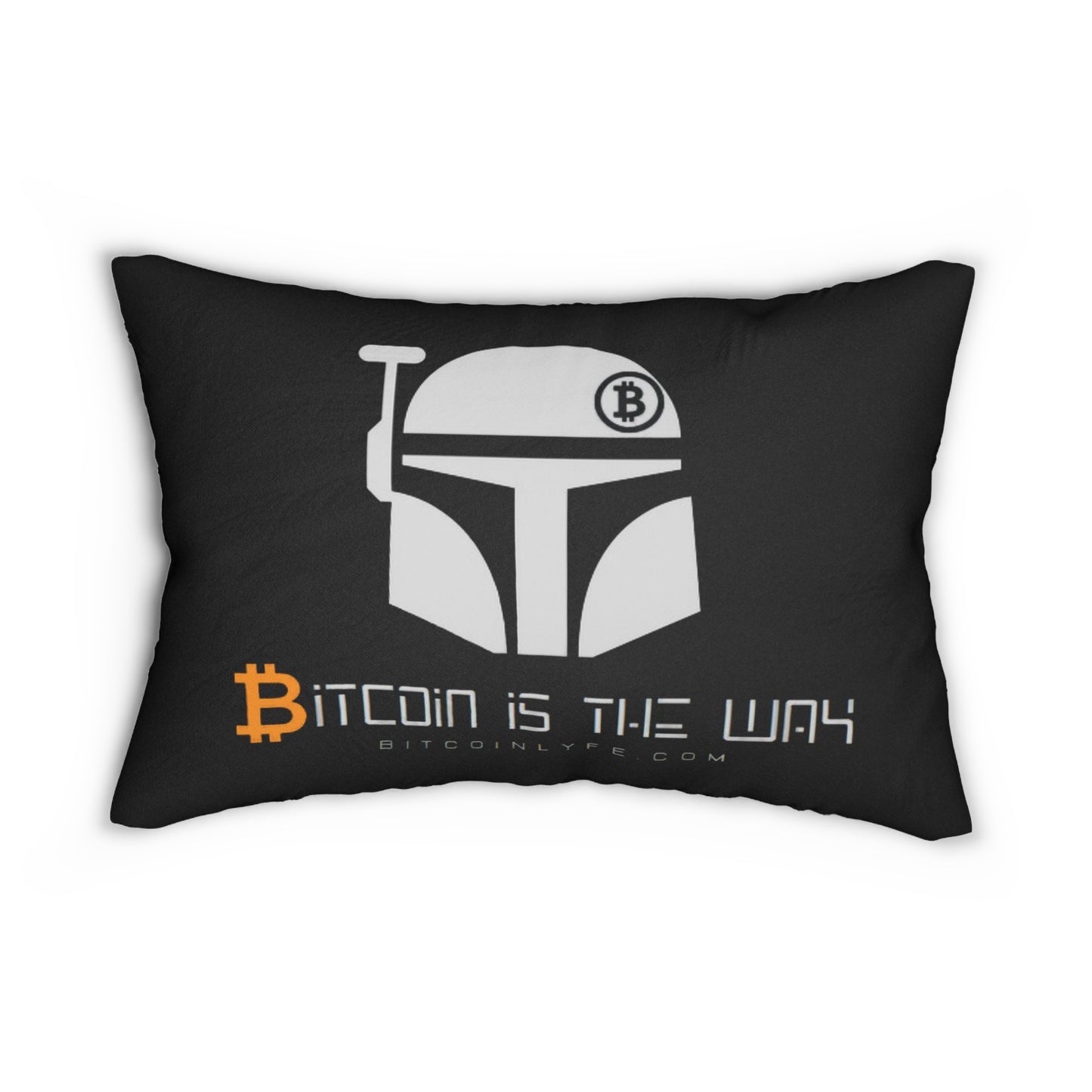 Bitcoin is the Way Lumbar Pillow