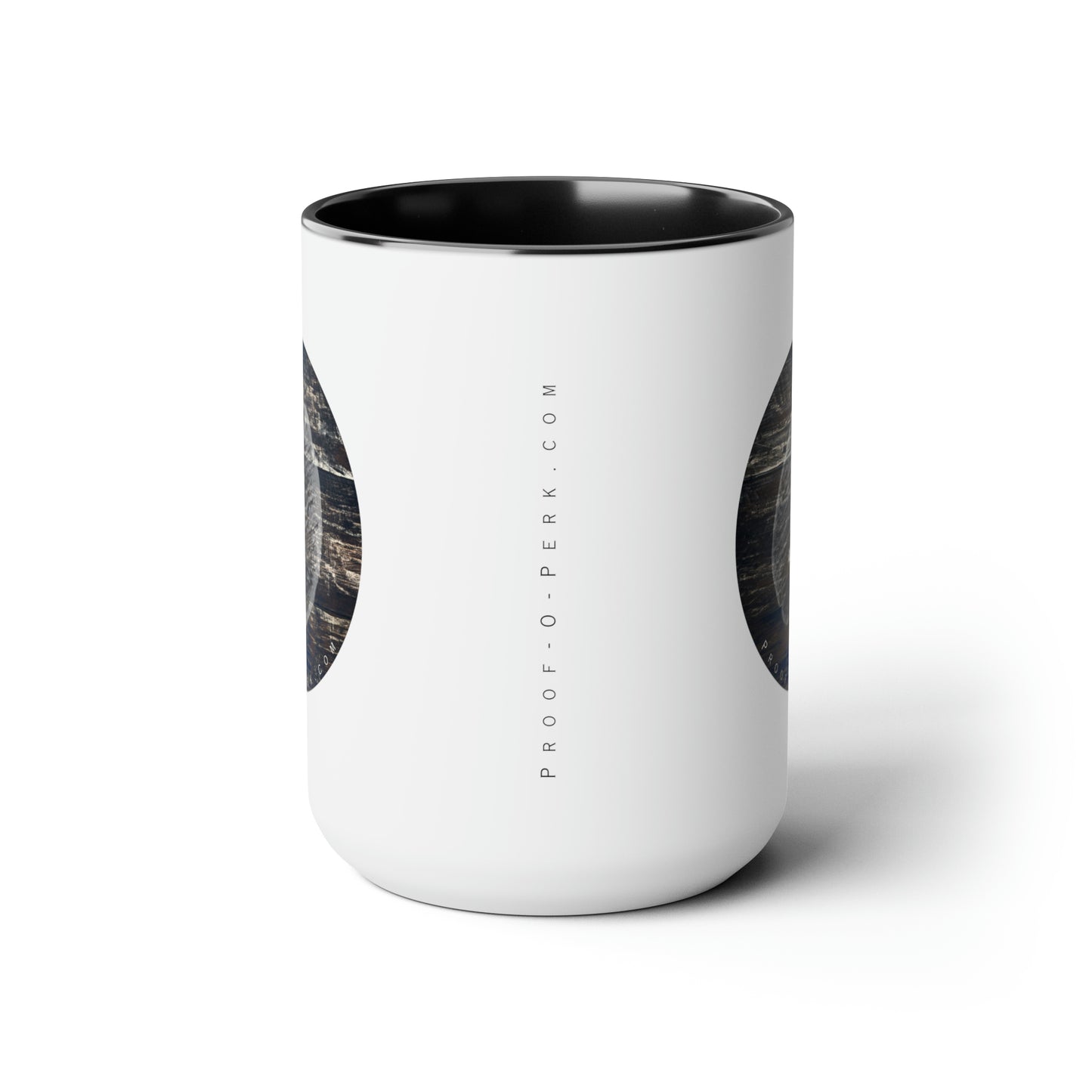 Proof-O-Perk Mug, Woody B-Bean