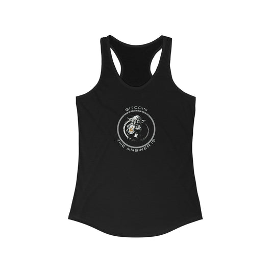 Bitcoin...The Answer Is Racerback Tank