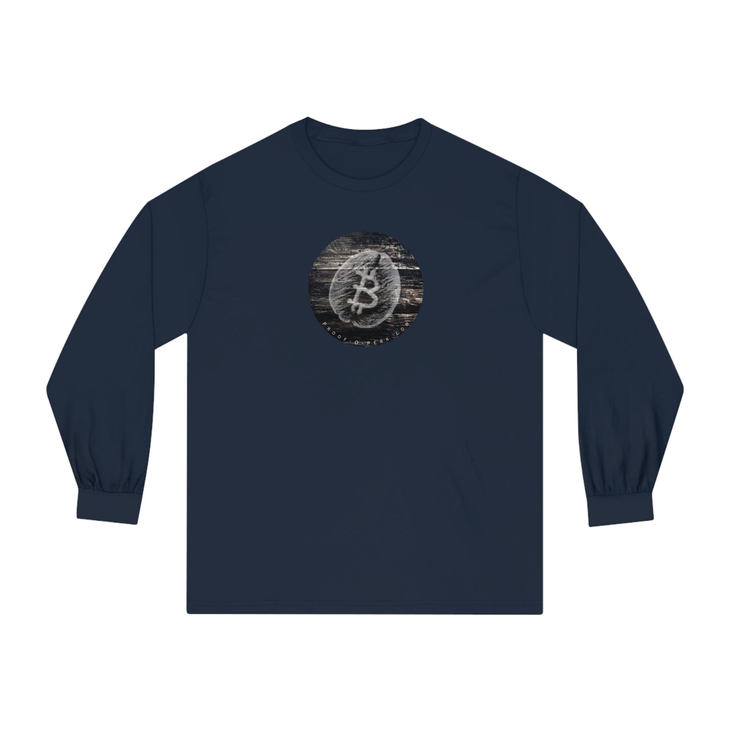 Proof-O-Perk Long Sleeve T-Shirt, Woody B-Bean