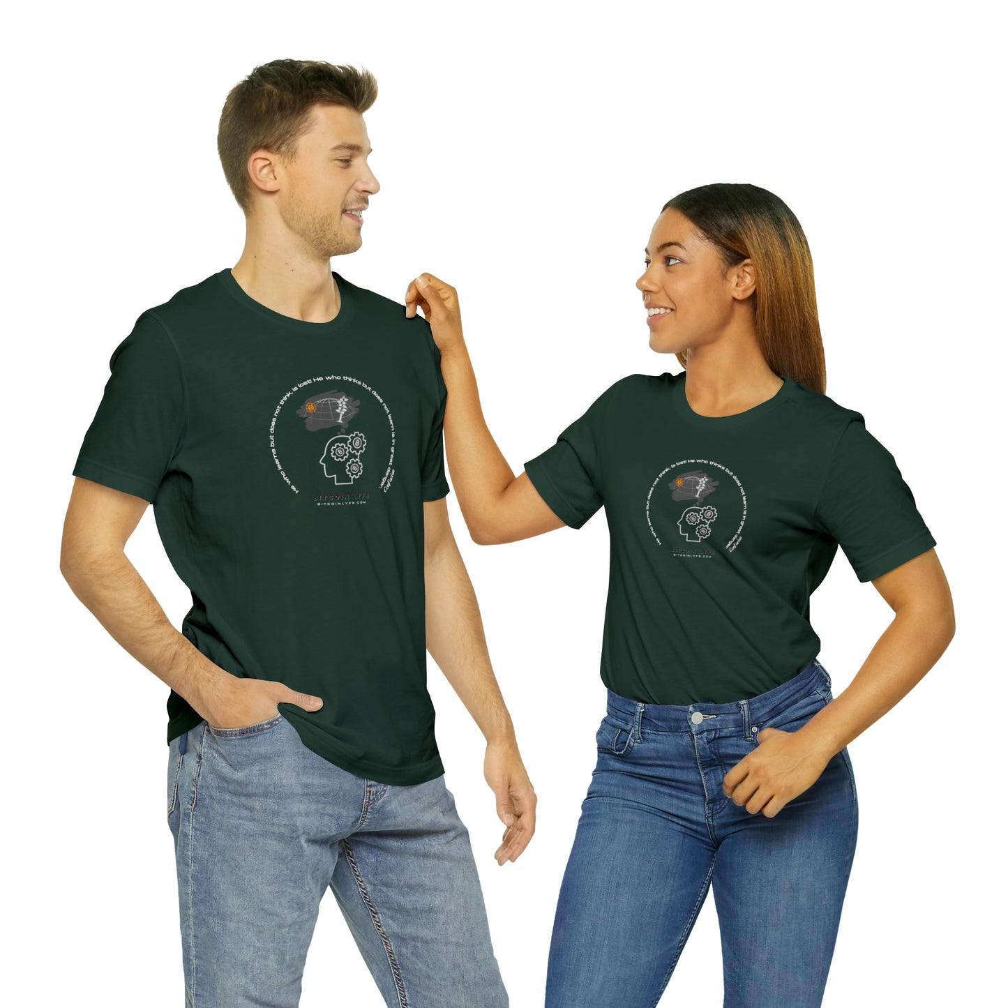 Think Orange Pill Tee - Front+Back Print