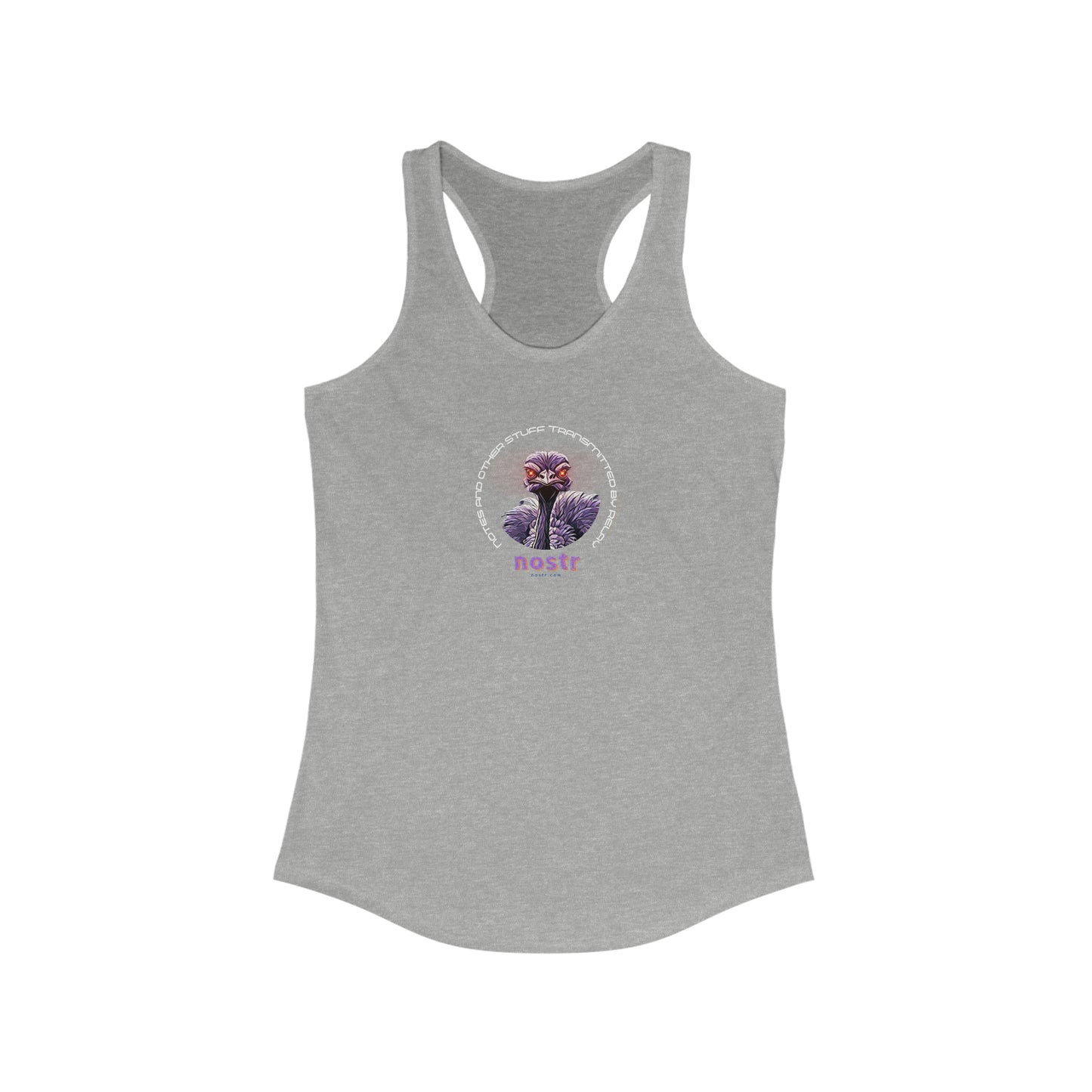 nostr Nostrich #2, Racerback Tank