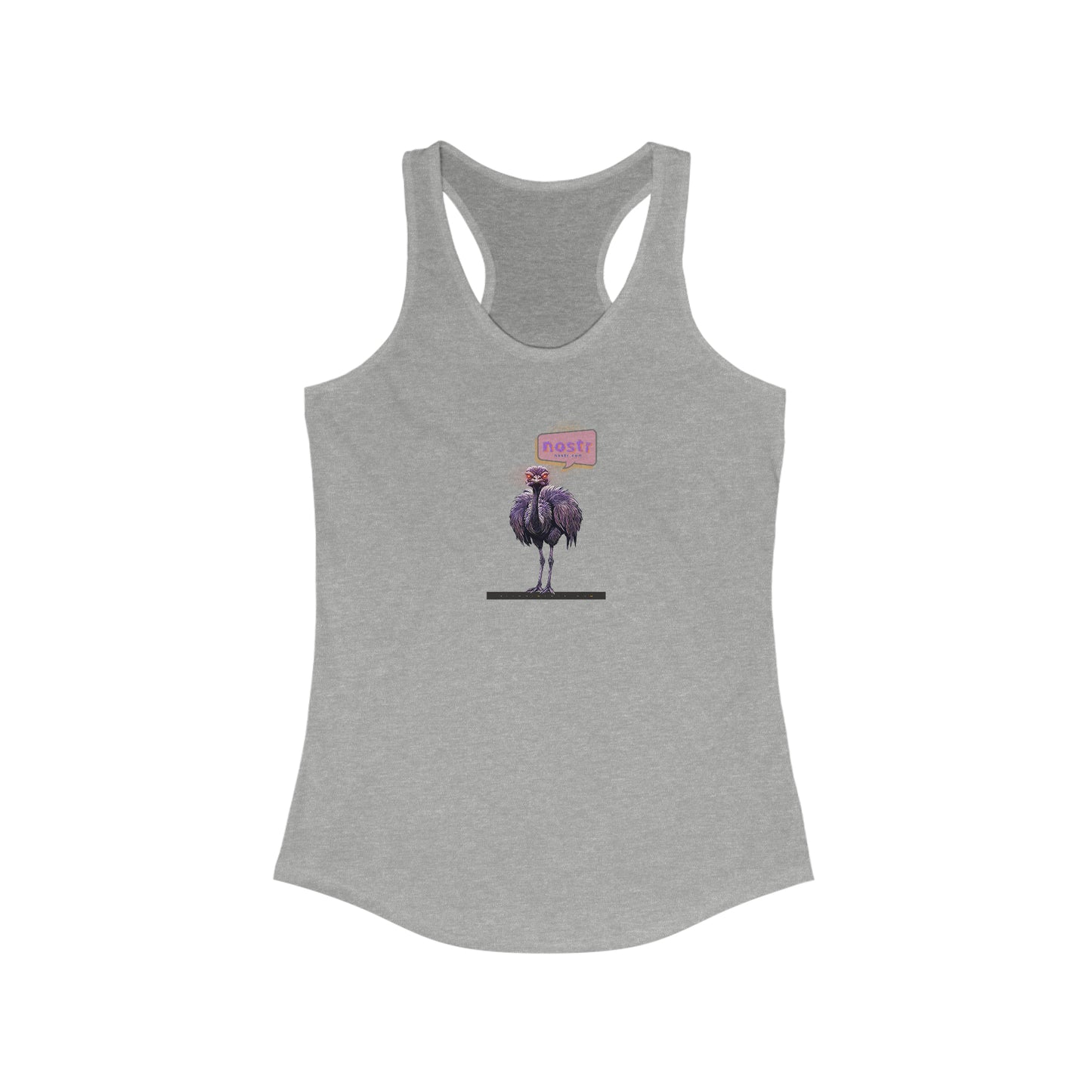 nostr Nostrich #1, Racerback Tank
